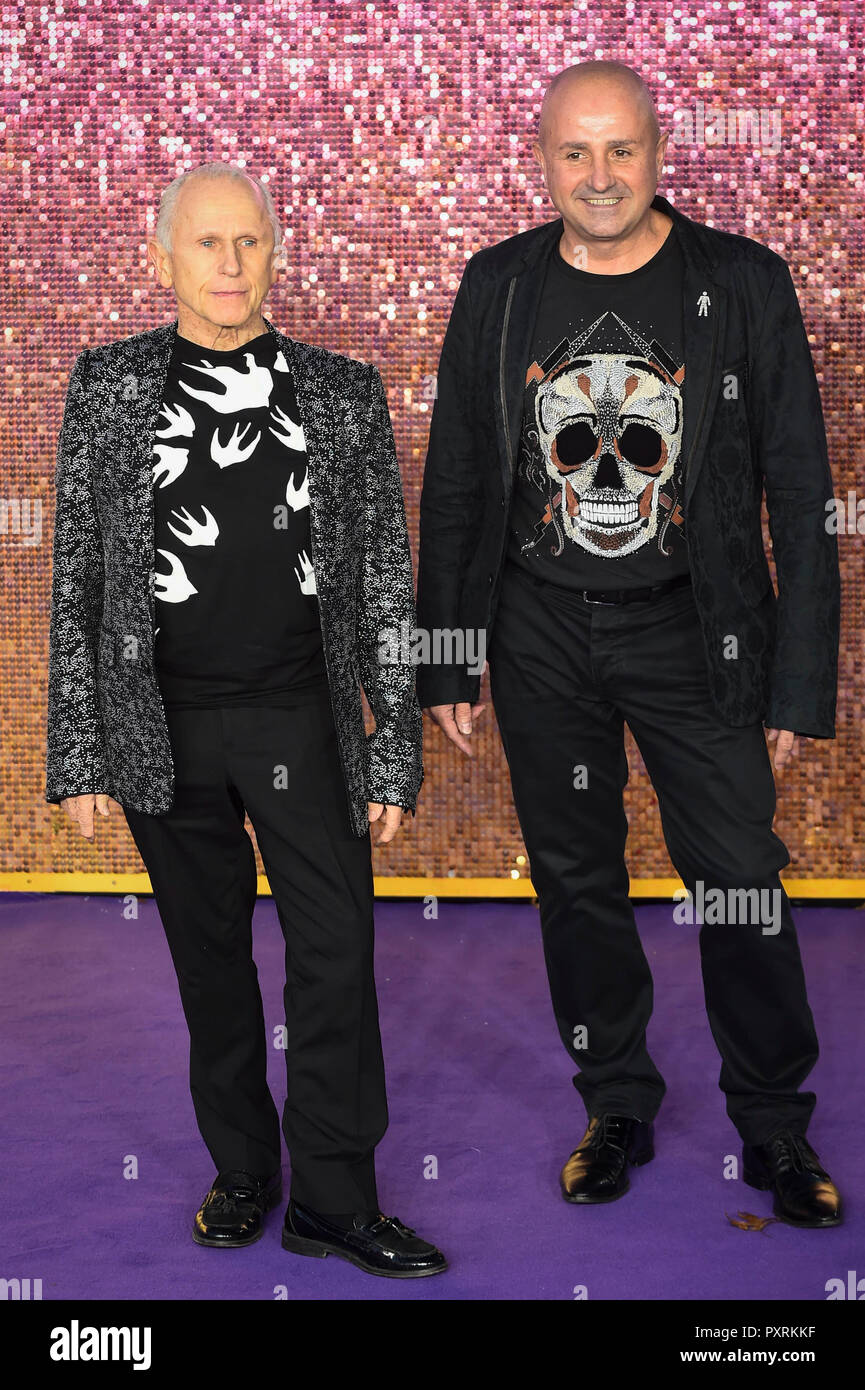 London, UK.  23 October 2018. Wayne Sleep and Jose Bergera arrive for the worldwide premiere of the movie 'Bohemian Rhapsody' at The SSE Arena in Wembley. Credit: Stephen Chung / Alamy Live News Stock Photo