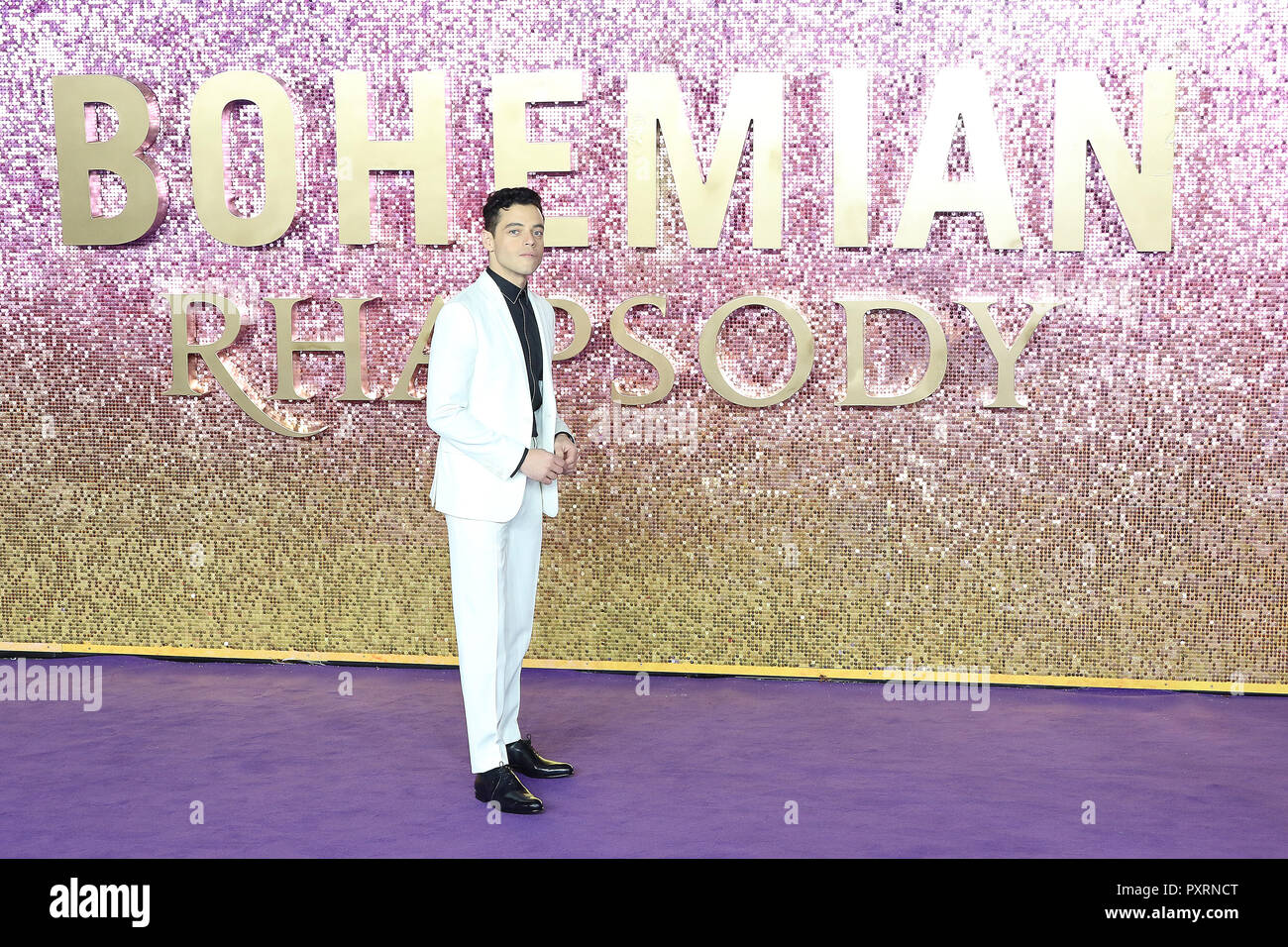 London, UK. 23rd October, 2018. Rami Malek, Bohemian Rhapsody - World ...