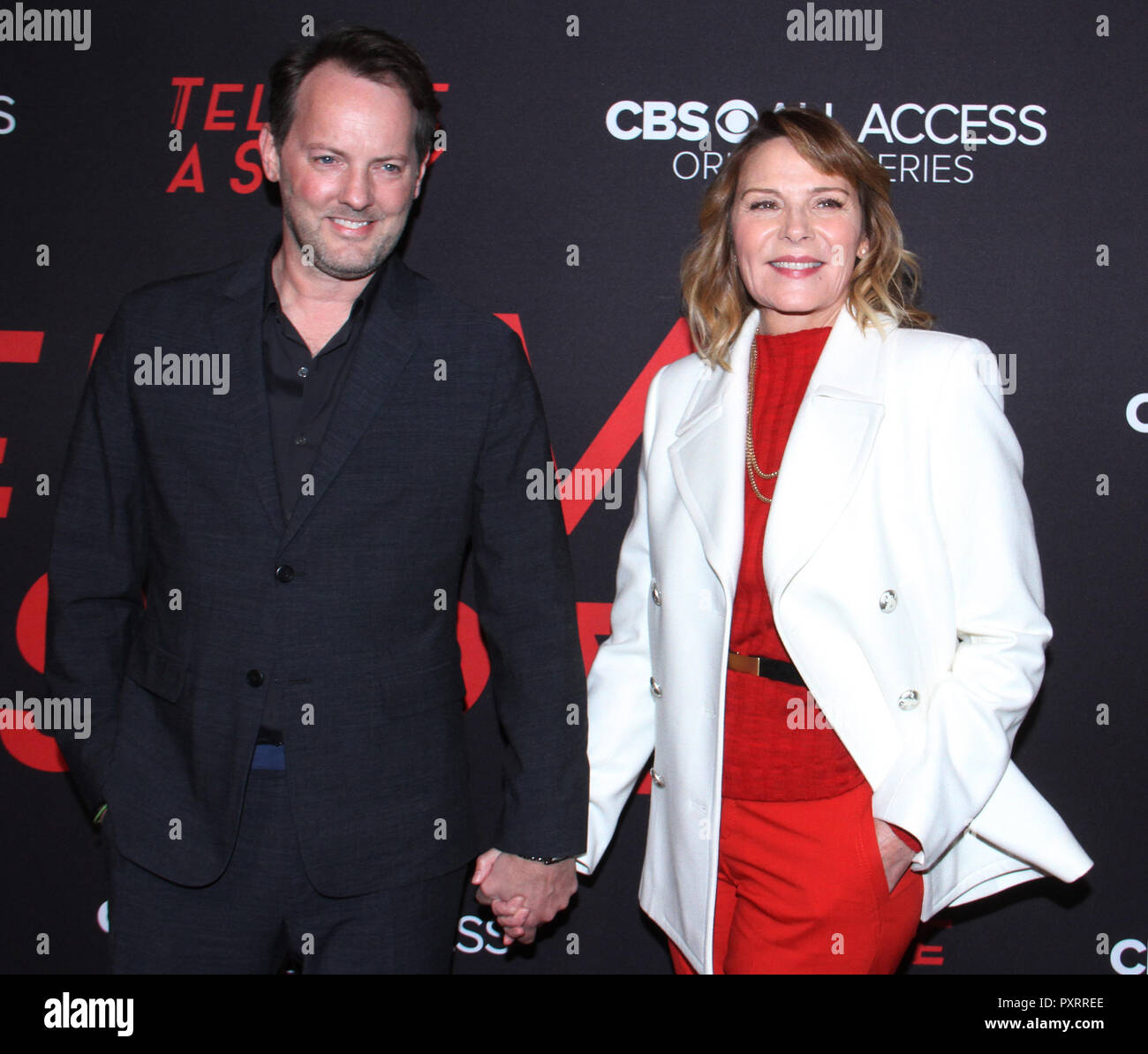 Tom Russell Cbs New York, NY, USA. 23rd Oct, 2018. Russell Thomas, Kim Cattrall at CBS ...