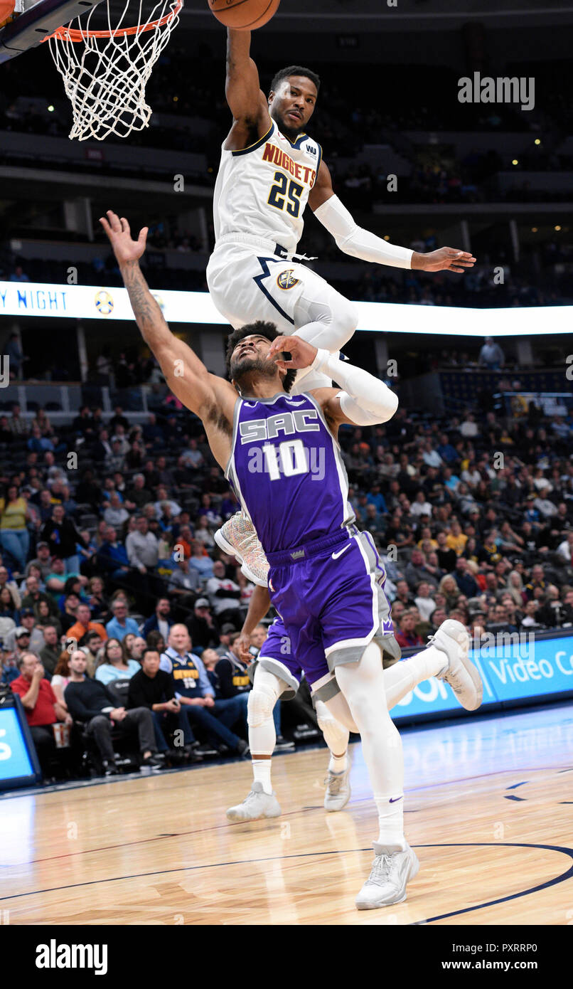 images Malik Beasley Denver Nuggets https www alamy com denver usa 23rd oct 2018 denver nuggets guard malik beasley top blocks the shot of sacramento kings guard frank mason iii down during their nba game at the pepsi center in denver colorado usa 23 october 2018 credit todd piersonefealamy live news image223029016 html