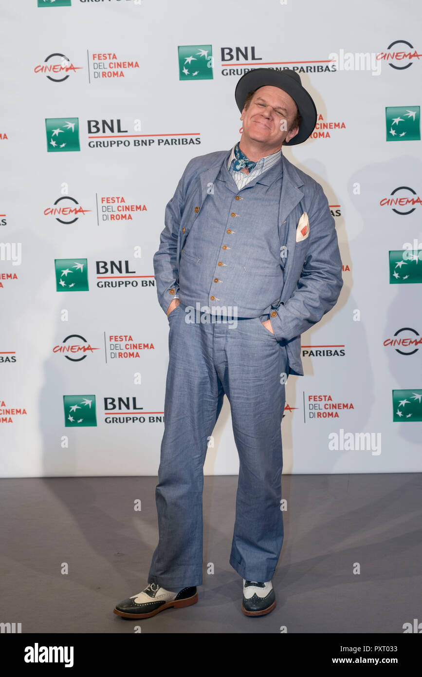 Rome, Italy. 24th Oct 2018. John C. Reilly attending the photocall of Stan & Ollie at Rome Film Fest 2018 Credit: Silvia Gerbino/Alamy Live News Credit: Silvia Gerbino/Alamy Live News Stock Photo
