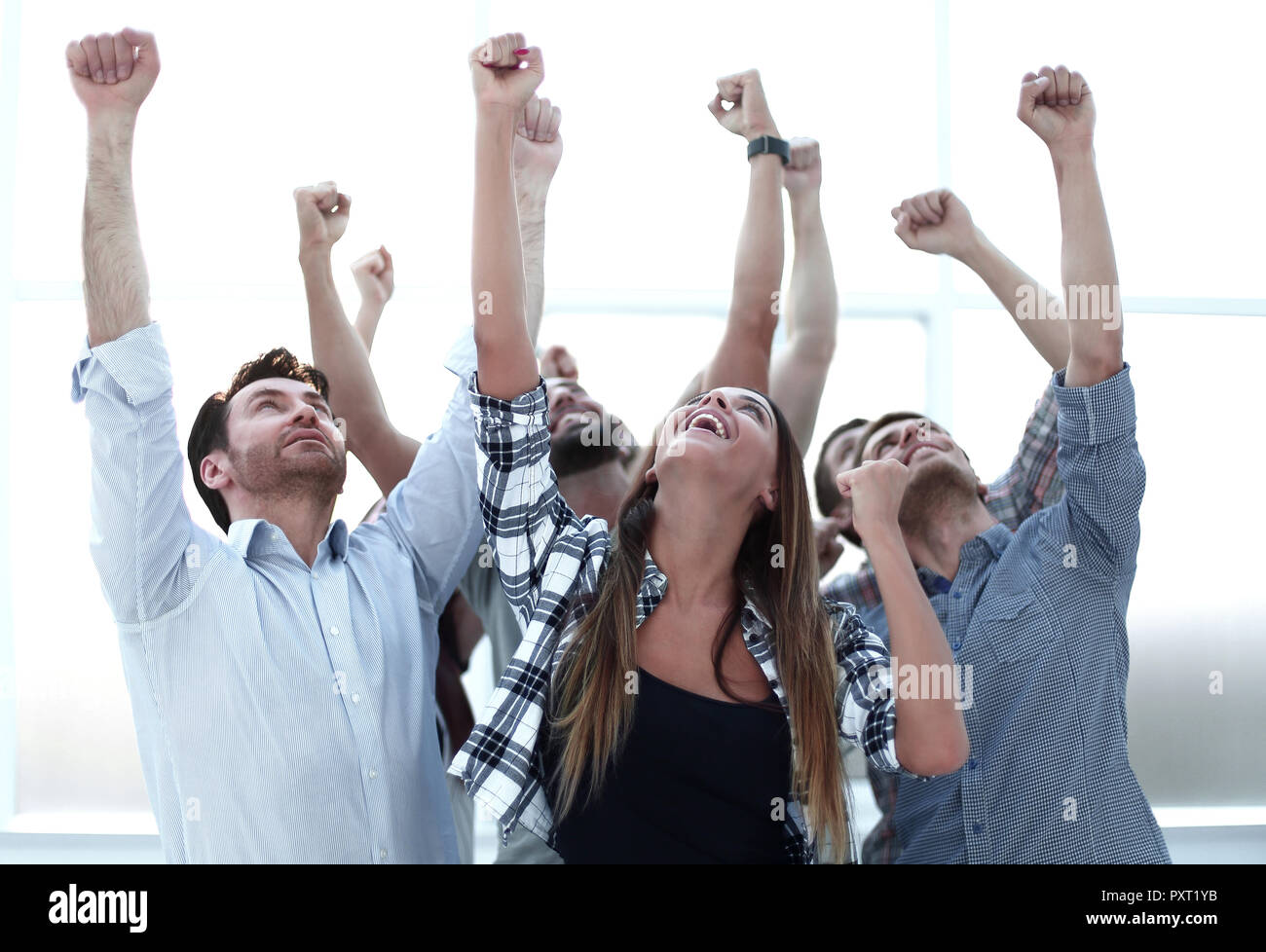 group of happy young people Stock Photo - Alamy