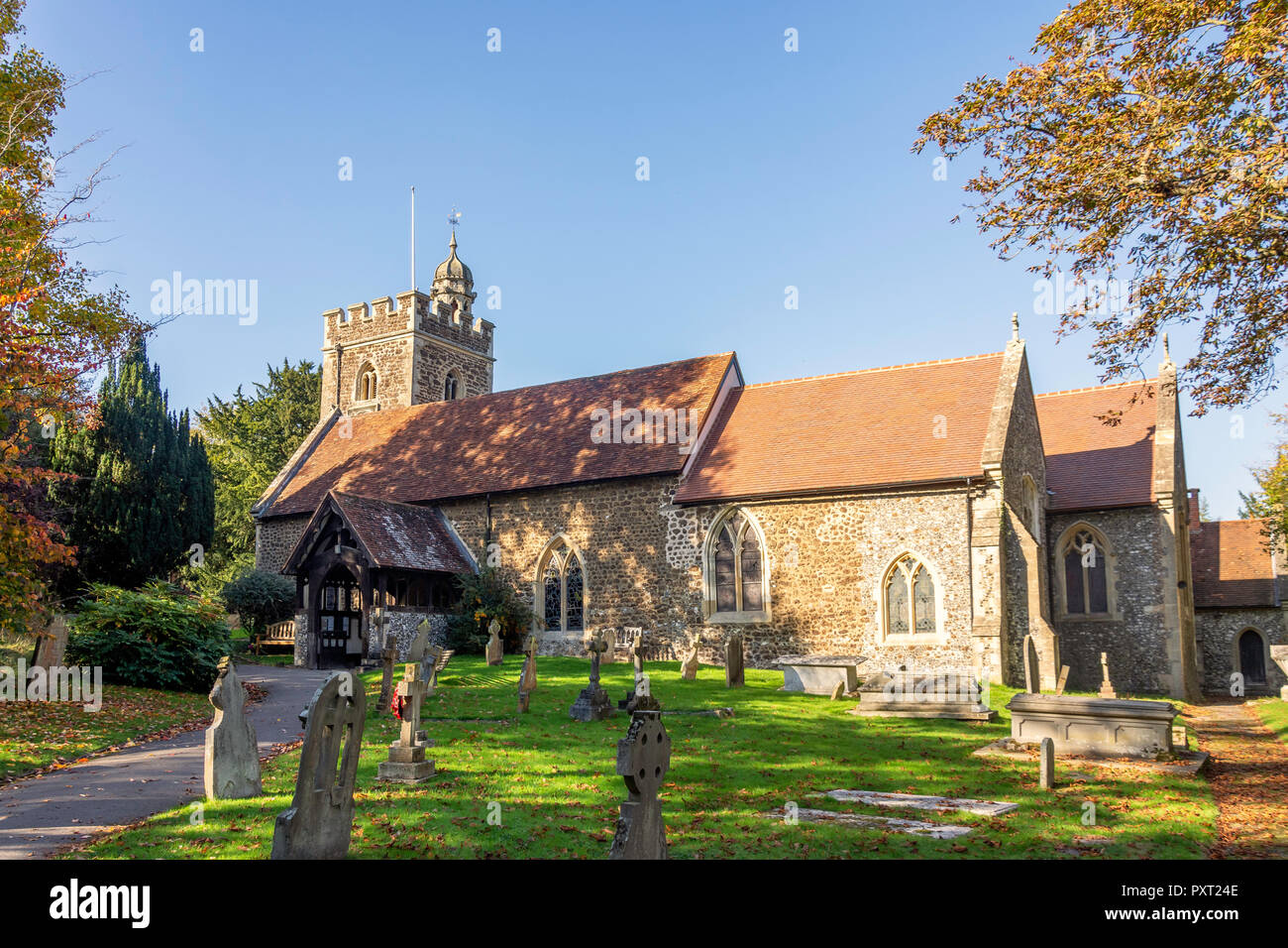 All Saint's Church, Church Hill, Binfield, Berkshire, England, United Kingdom Stock Photo