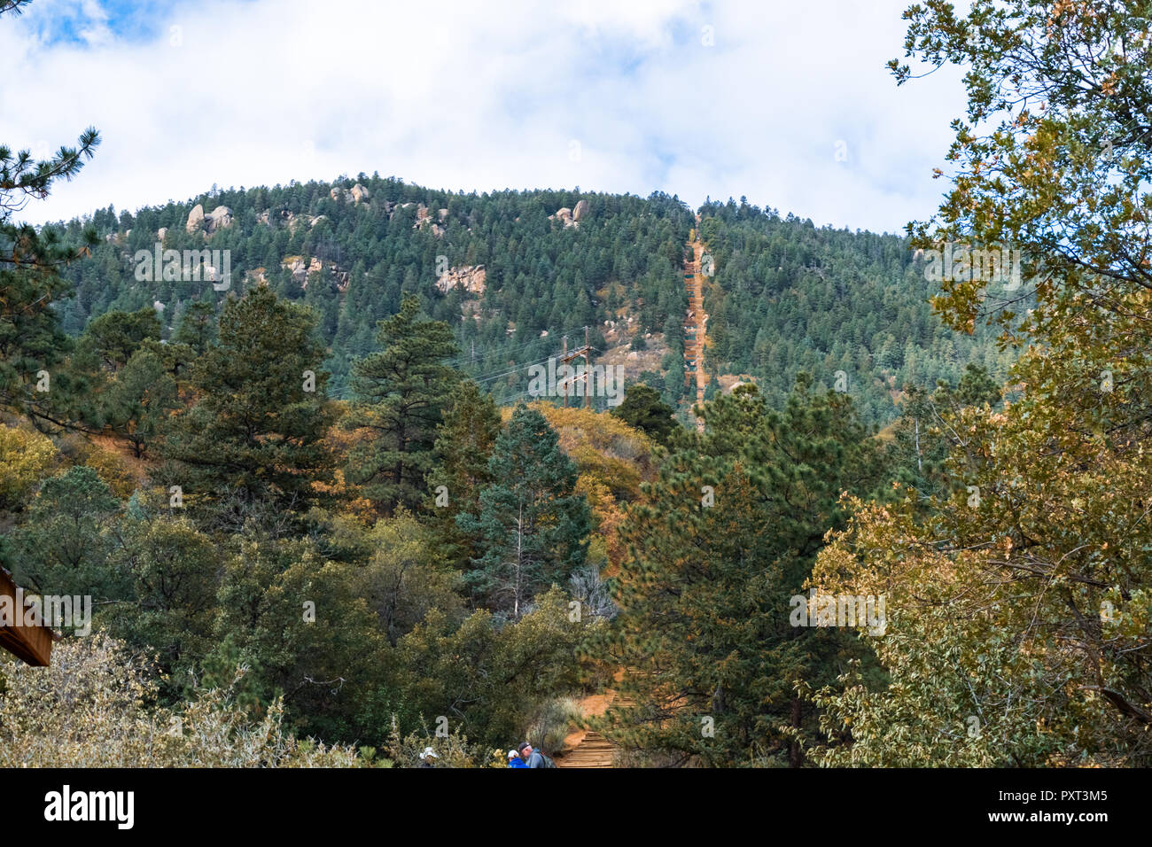 Extreme nature trail with steep mountain incline for advance hikers ...