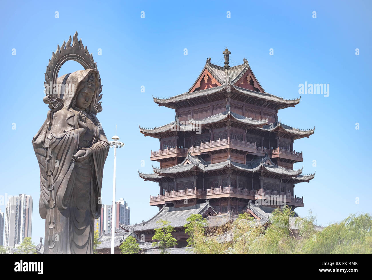Wuhan China Sep 08 18 Guiyuan Temple S A Buddhist Temple Located On Wuhan City Hubei Province Of China It Was Built In The 15th Year Of Shunz Stock Photo Alamy