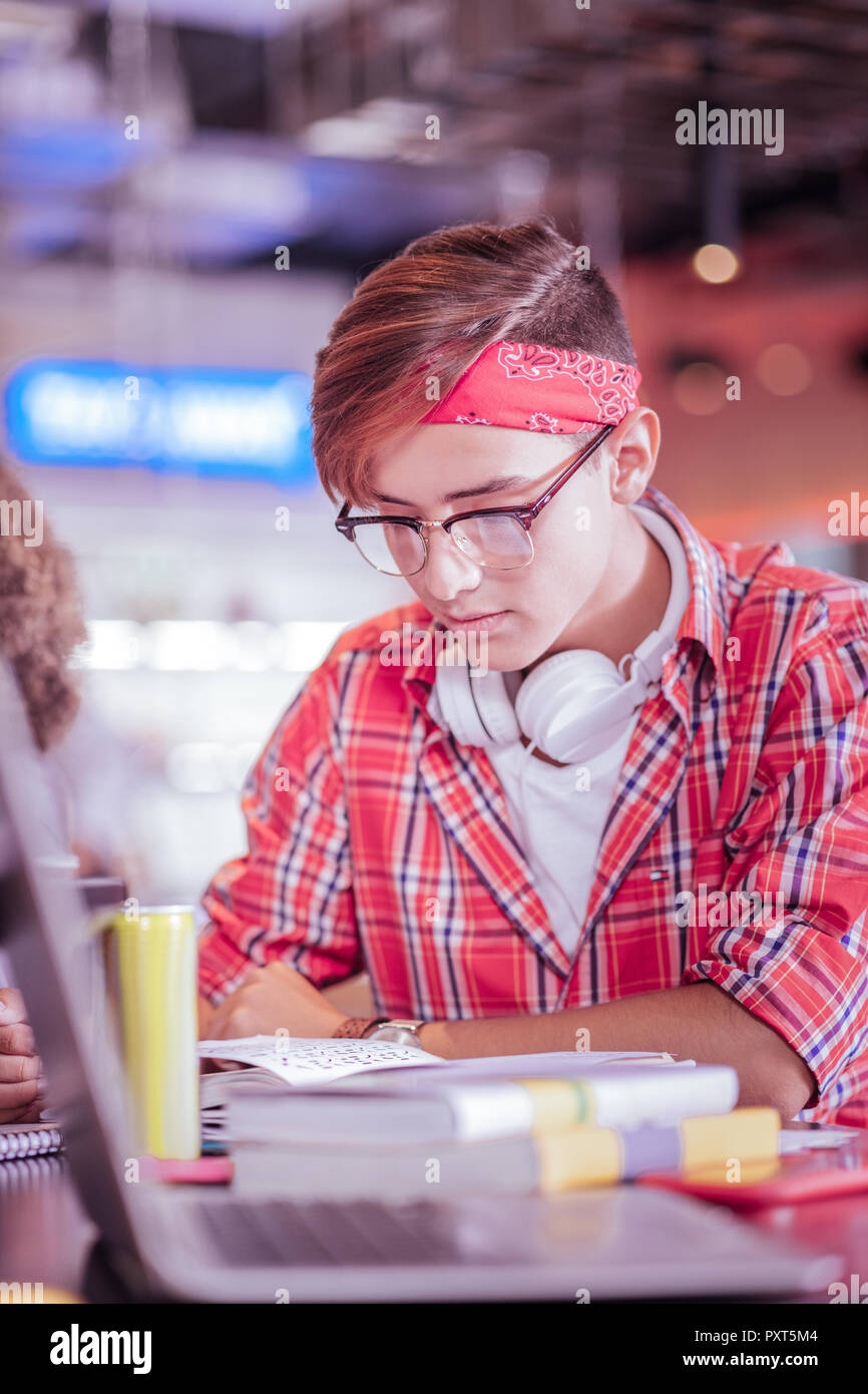 Serious teen boy portrait hi-res stock photography and images - Alamy