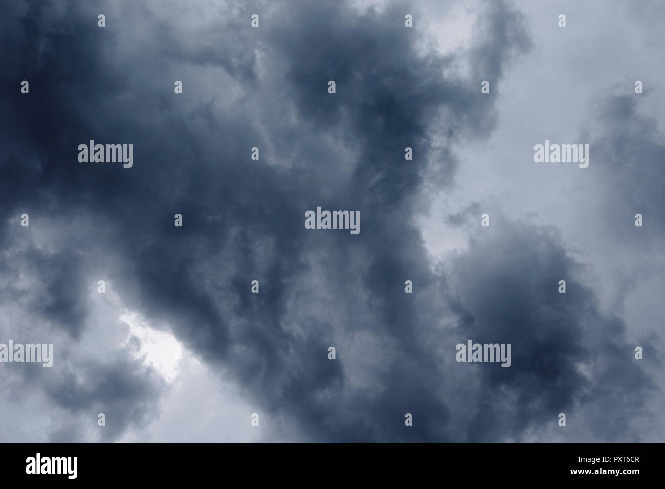 Dark cloudy sky with storm clouds, background picture, Canada Stock ...