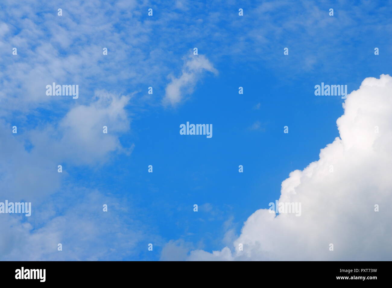 beautiful blue sky with white clouds Stock Photo - Alamy