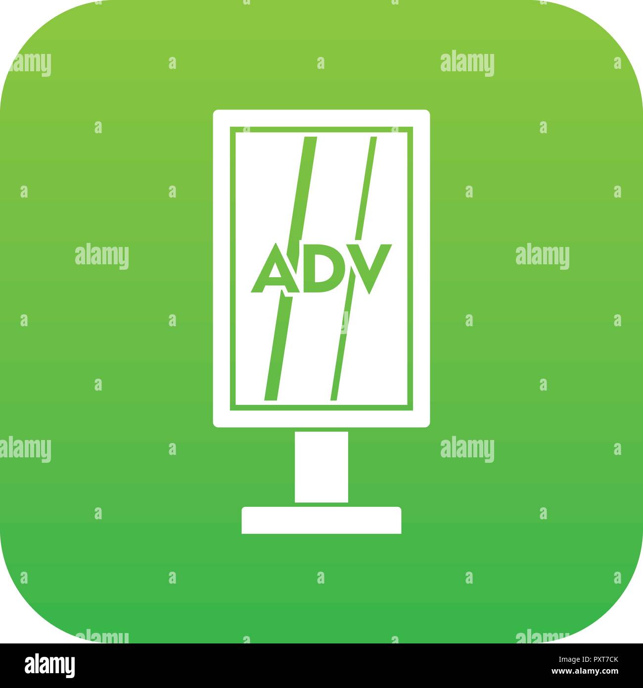 Advertising stand icon digital green Stock Vector Image & Art - Alamy