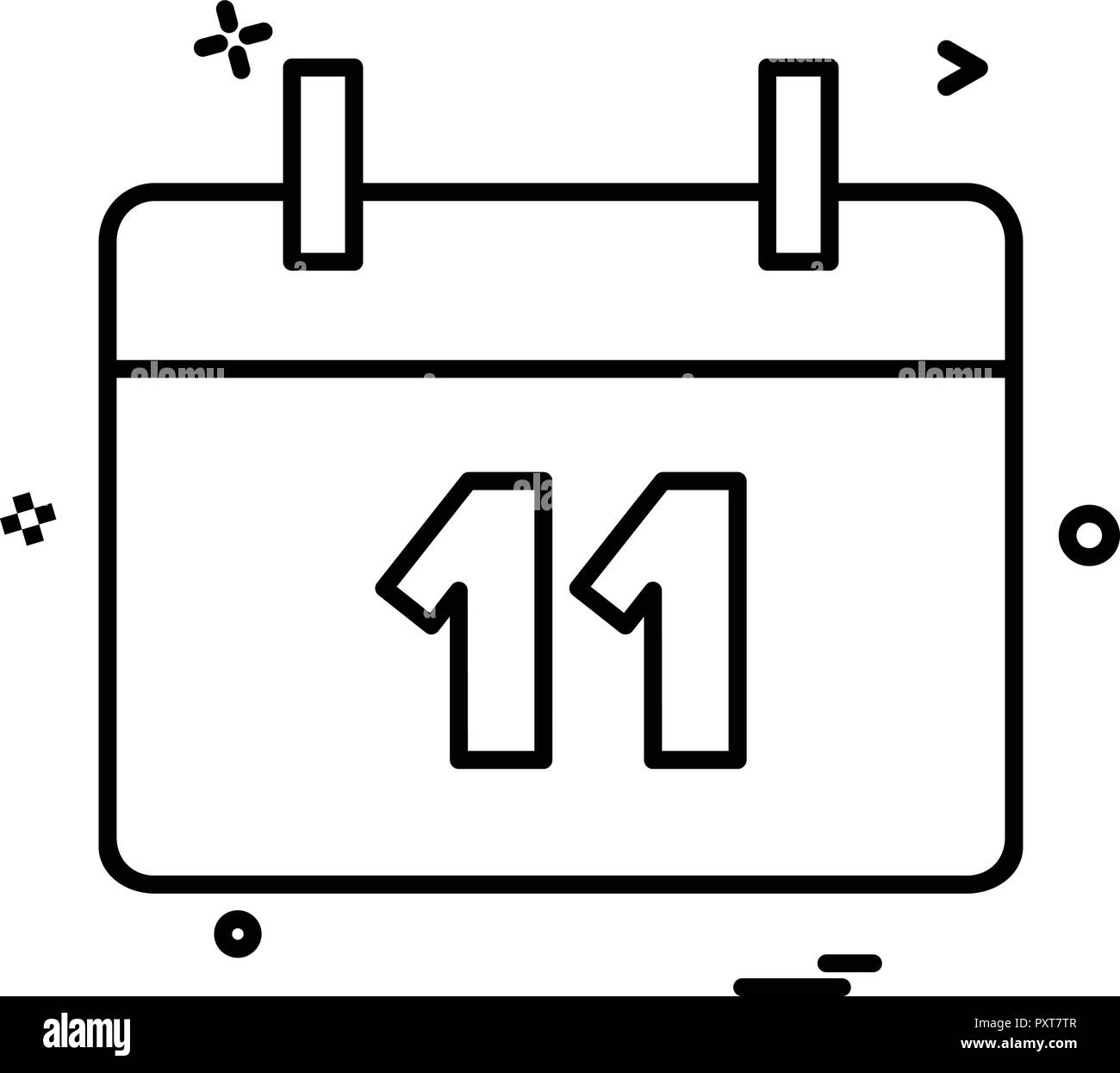 calendar date icon vector design Stock Vector Image & Art - Alamy