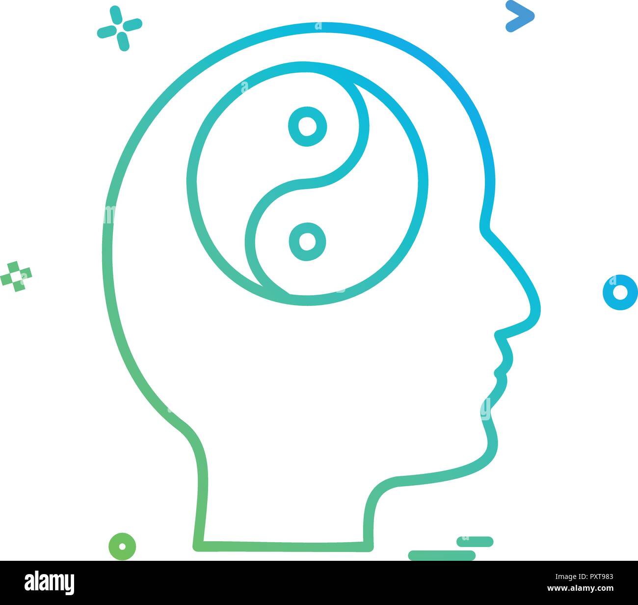 Mind icon design vector Stock Vector Image & Art - Alamy