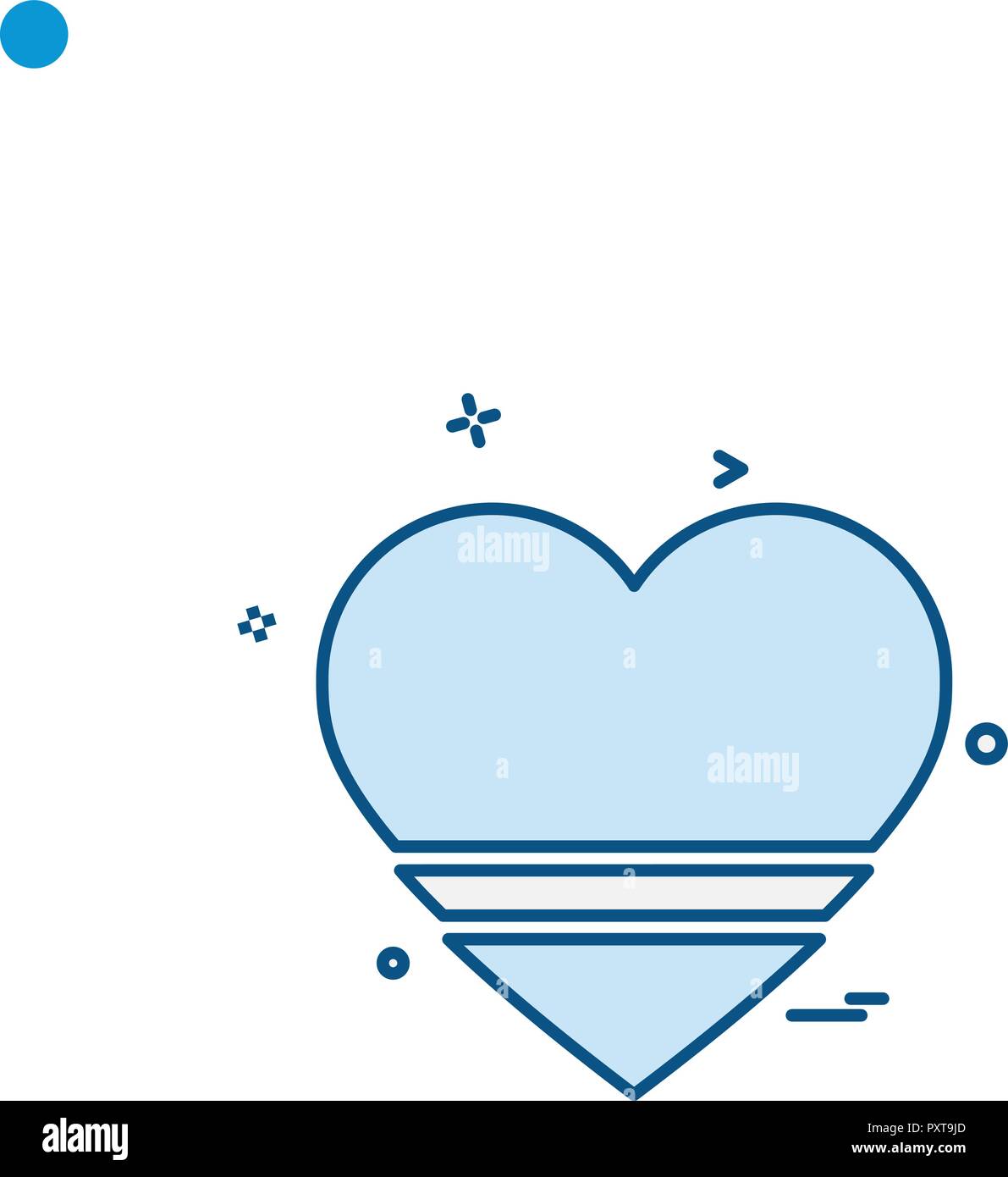 Hearts icon design vector Stock Vector Image & Art - Alamy