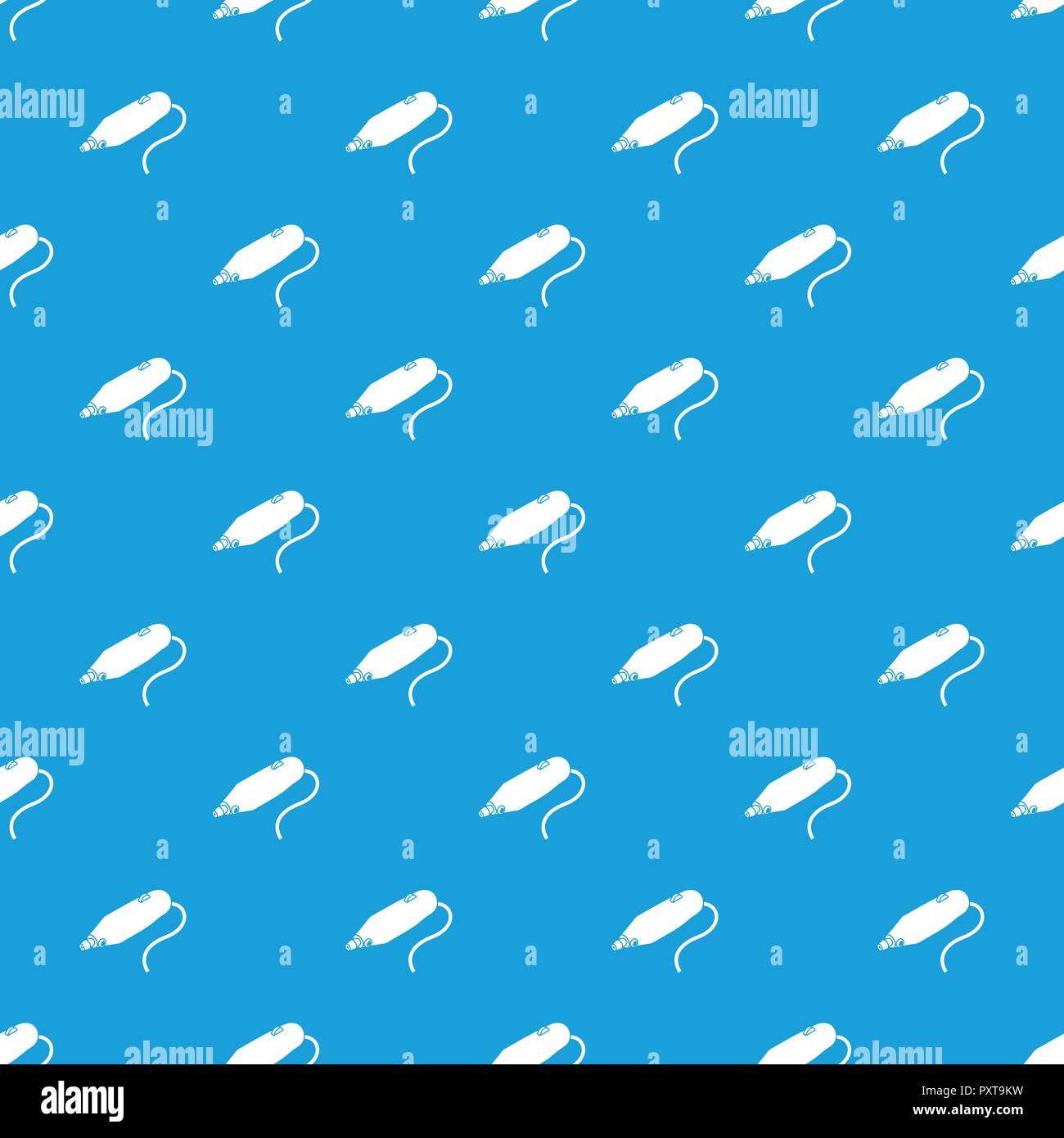 Mini hand drill pattern vector seamless blue Stock Vector