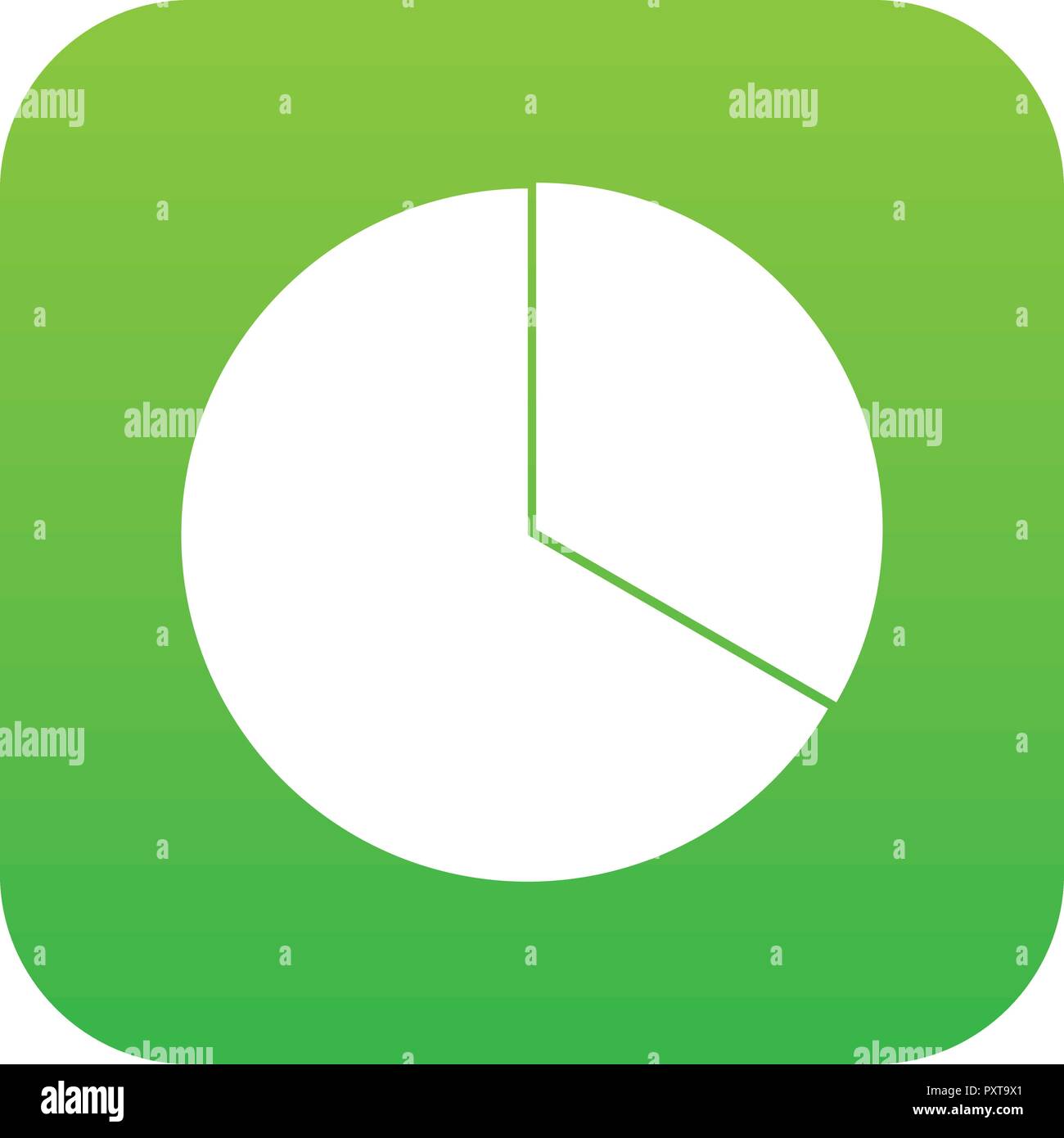 Circle chart infographic icon digital green Stock Vector Image & Art ...