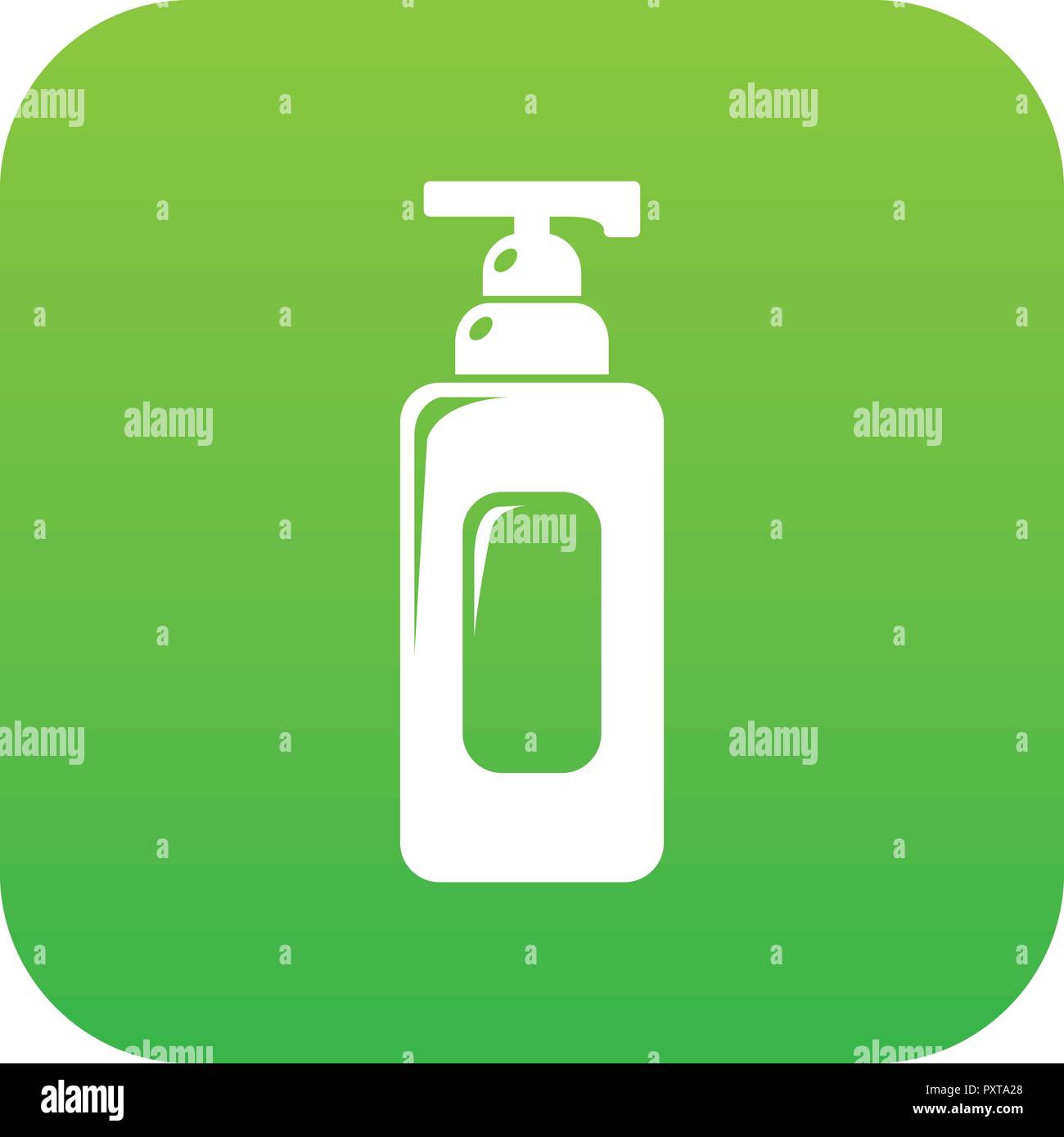 Shampoo dispenser icon green vector Stock Vector Image & Art Alamy