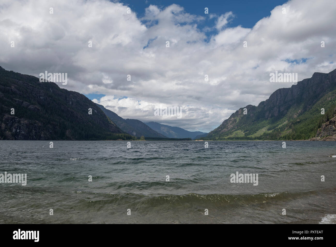 Buttle Lake on Vancouver Island, British Columbia, Canada Stock Photo Alamy