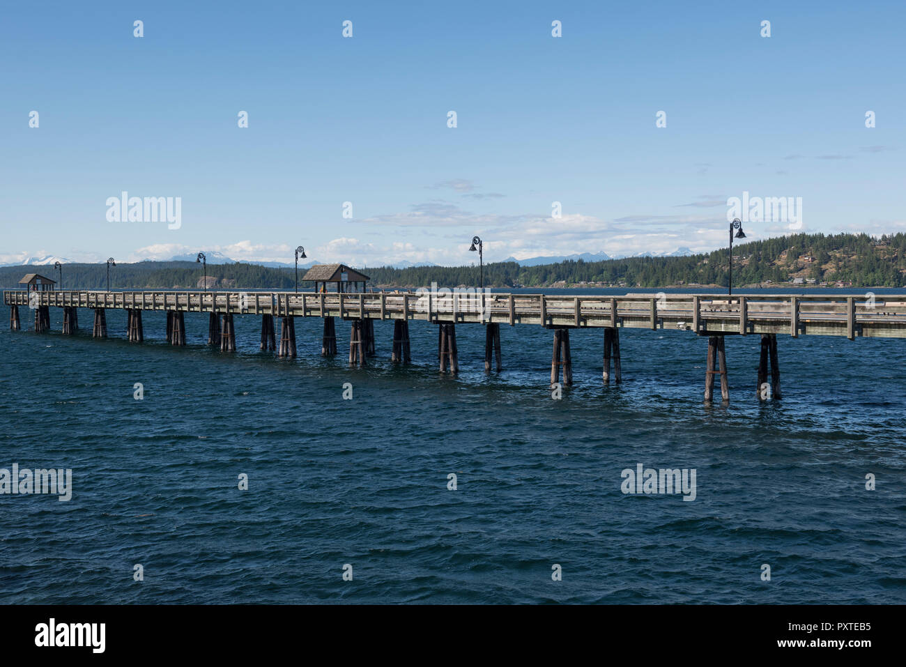 Discovery Pier at Campbell River on Vancouver Island is Canada’s first