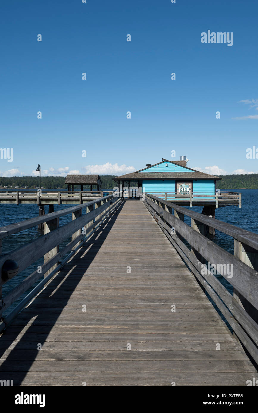 Discovery Pier at Campbell River on Vancouver Island is Canada’s first