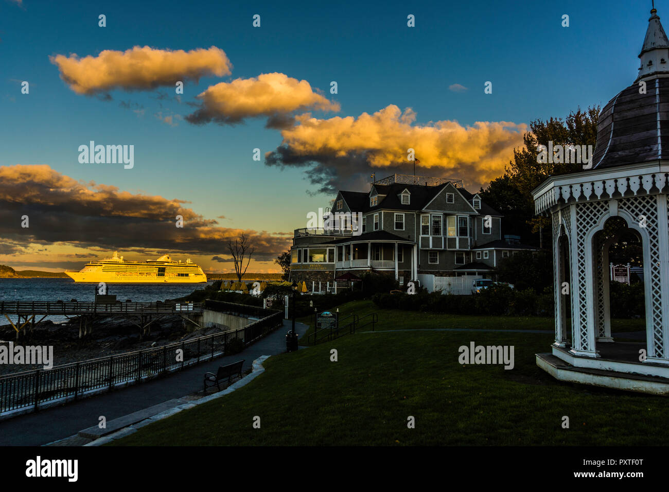 Boats Bar Harbor, Maine, USA Stock Photo Alamy