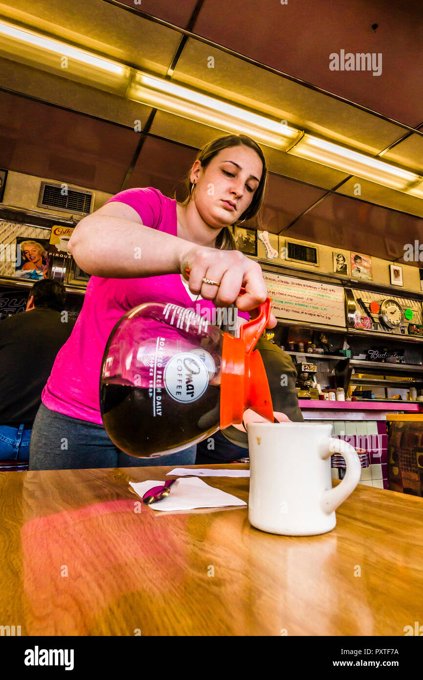 Charlie's Diner West Springfield, Massachusetts, USA Stock Photo Alamy
