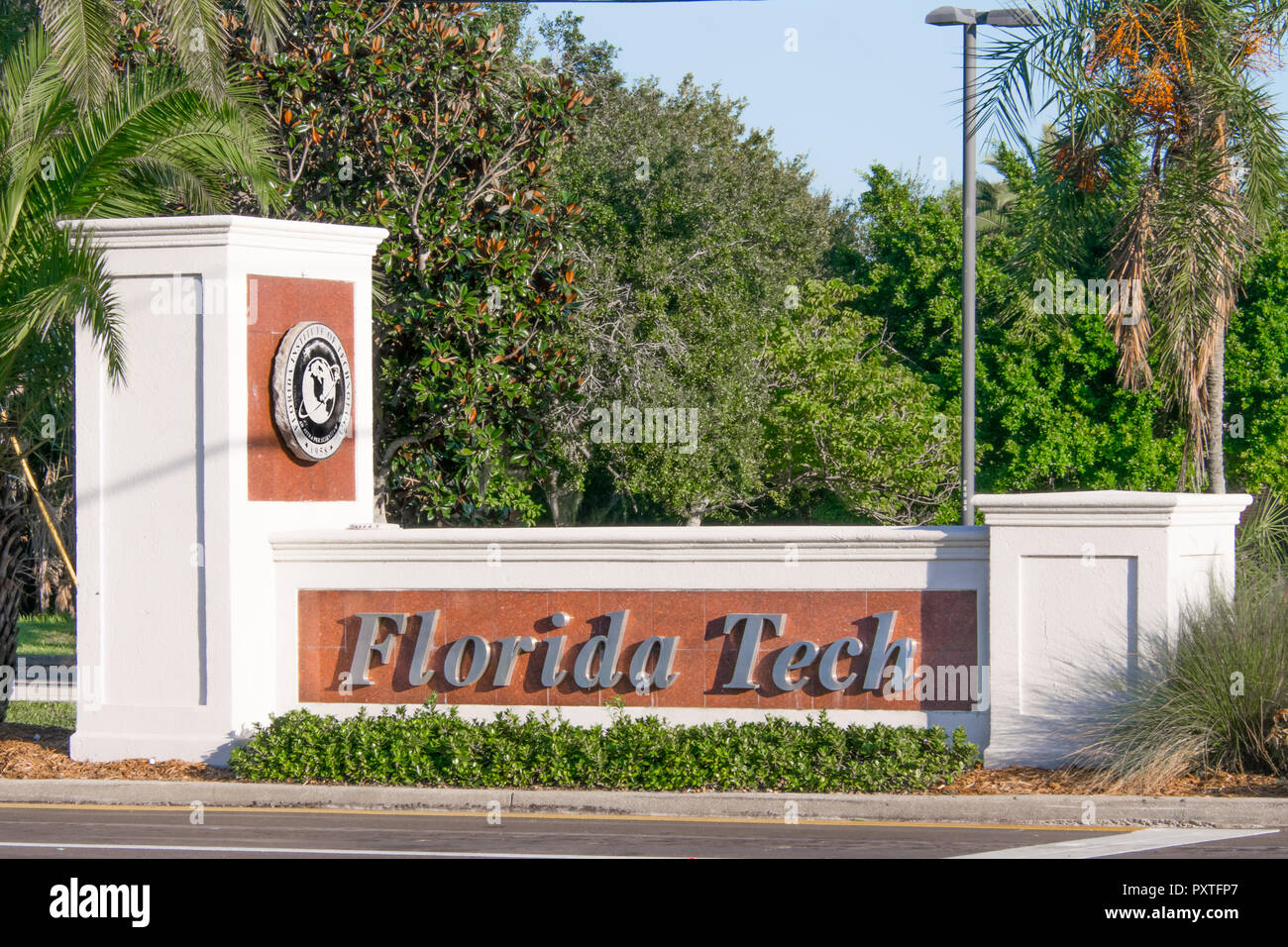 Melbourne, Florida, USA, Founded in 1958 Florida Institute of Tedhnology is located in Melbourne Florida. Stock Photo