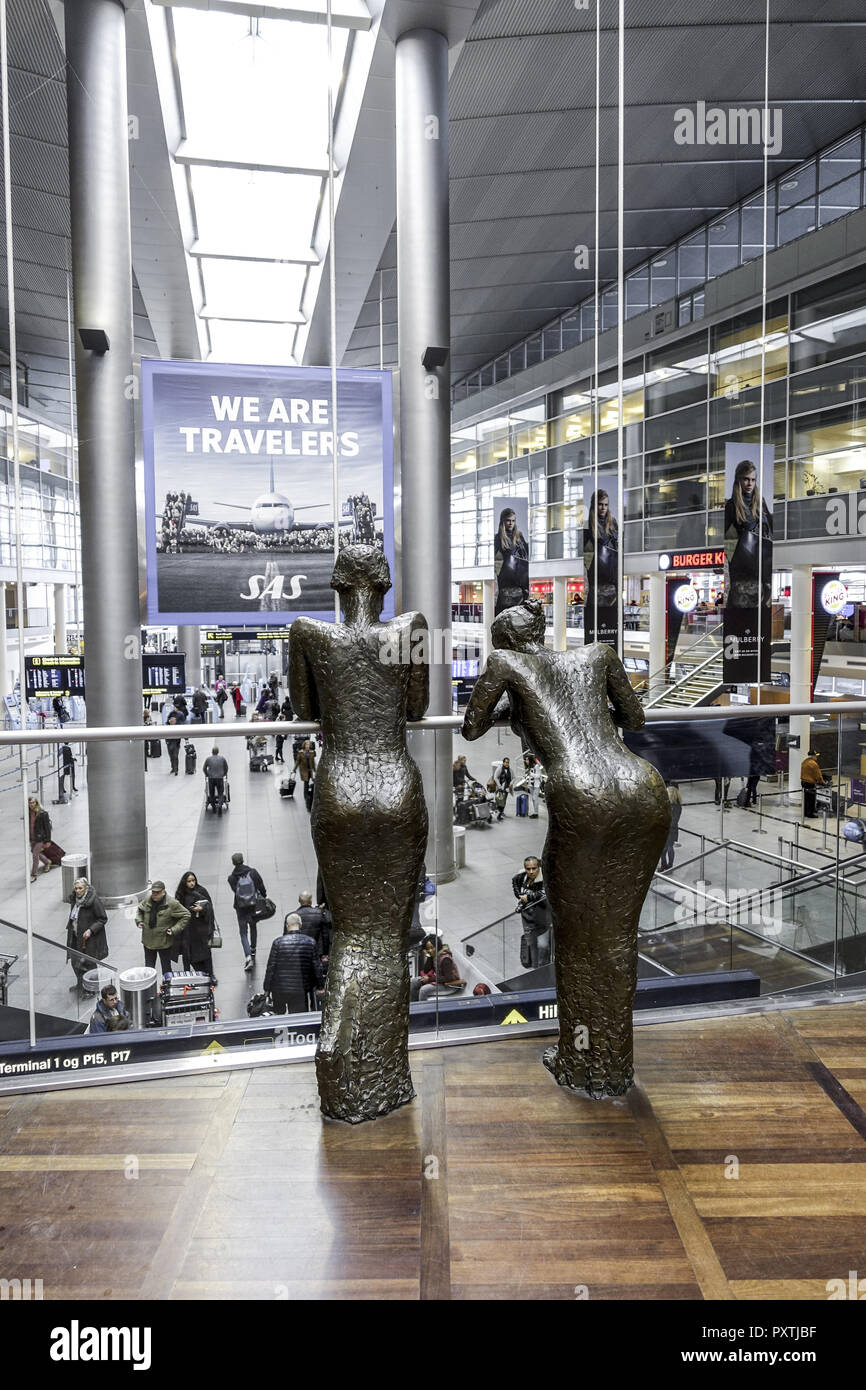Bronzeskulpturen im Flughafen von Kopenhagen, KopenhagenKastrup