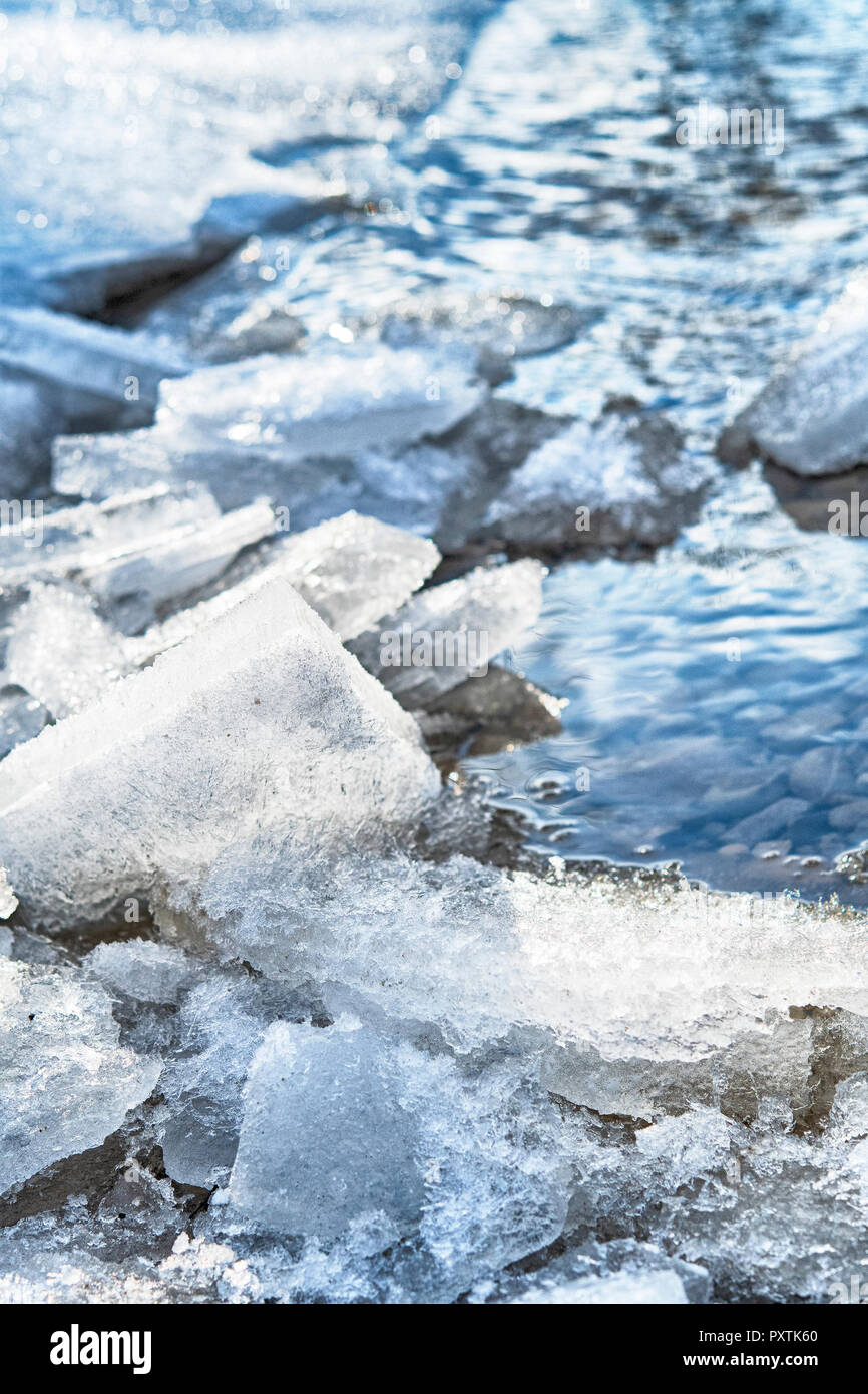 Frozen landscape ice snow close up hi-res stock photography and images ...