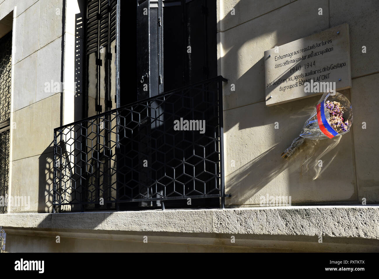 La Carlingue French Gestapo Headquarter rue Lauriston Paris 16th