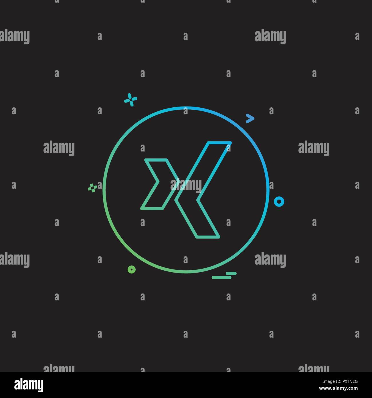 media network social xing png vector Stock Vector Image & Art Alamy