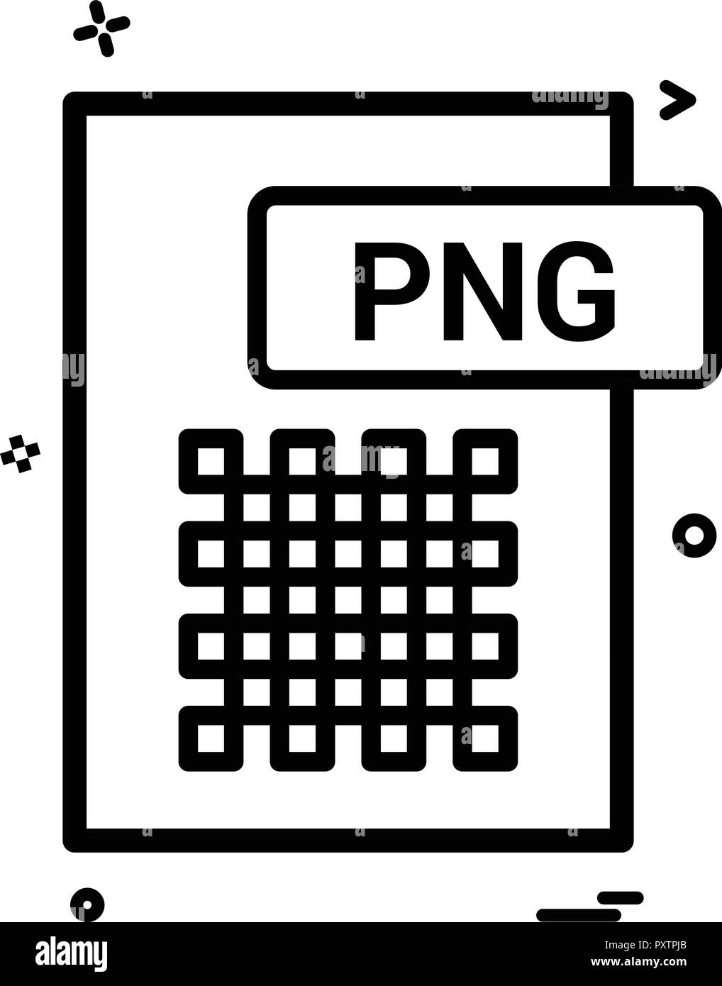 Png File Format Icon Vector Design Stock Vector Image Art Alamy