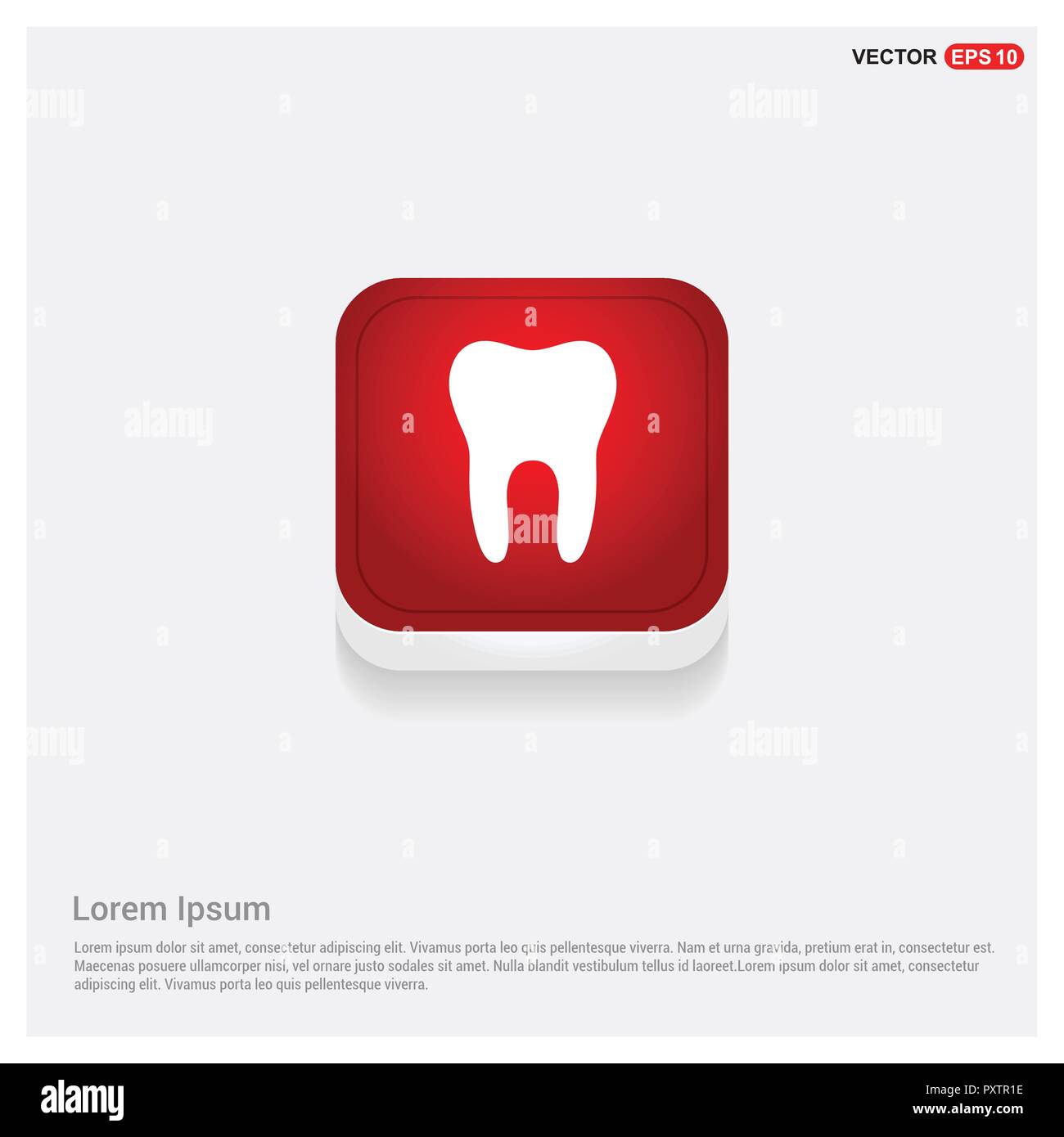 Vector Tooth Icon Stock Vector Image & Art - Alamy