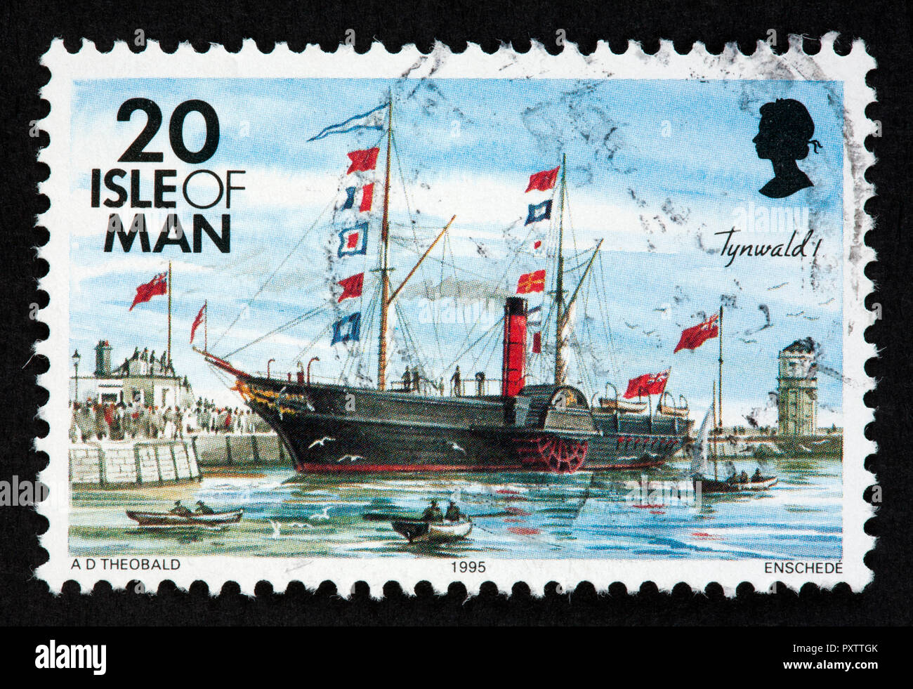 Isle of Man postage stamp Stock Photo Alamy