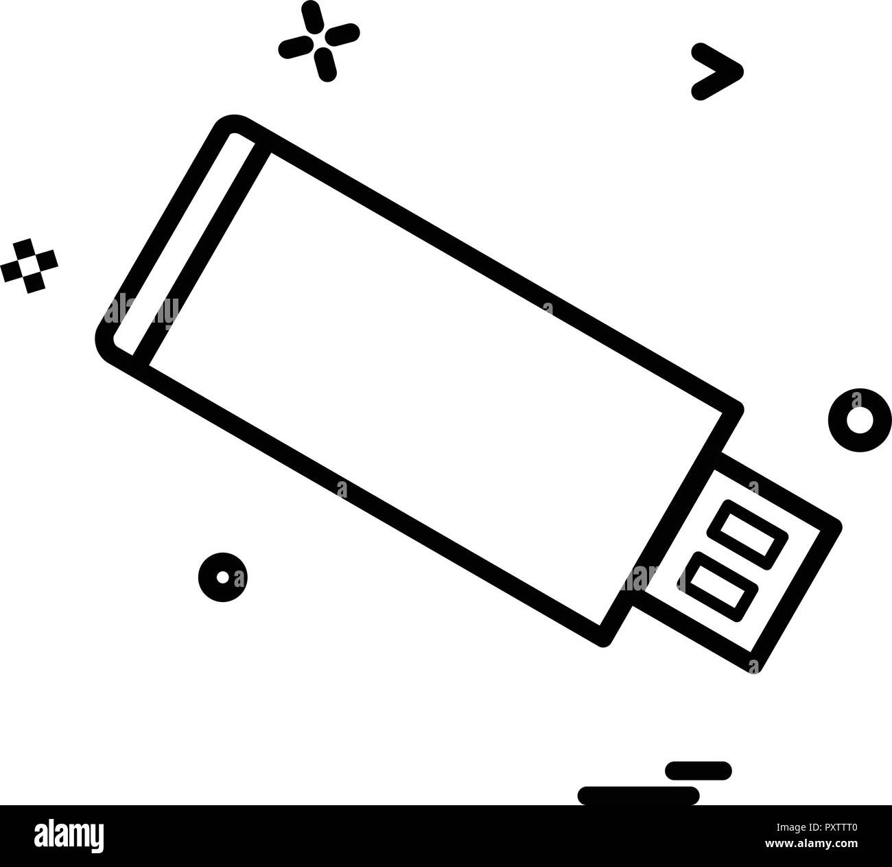 usb-device-icon-design-vector-stock-vector-image-art-alamy