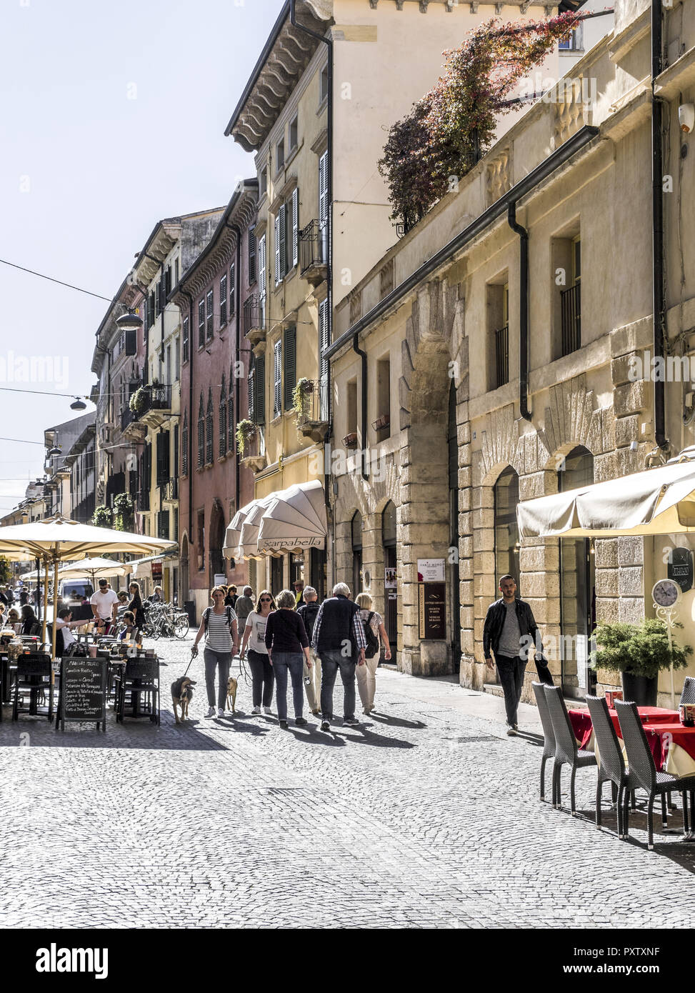 Old town of Verona, Italy Stock Photo