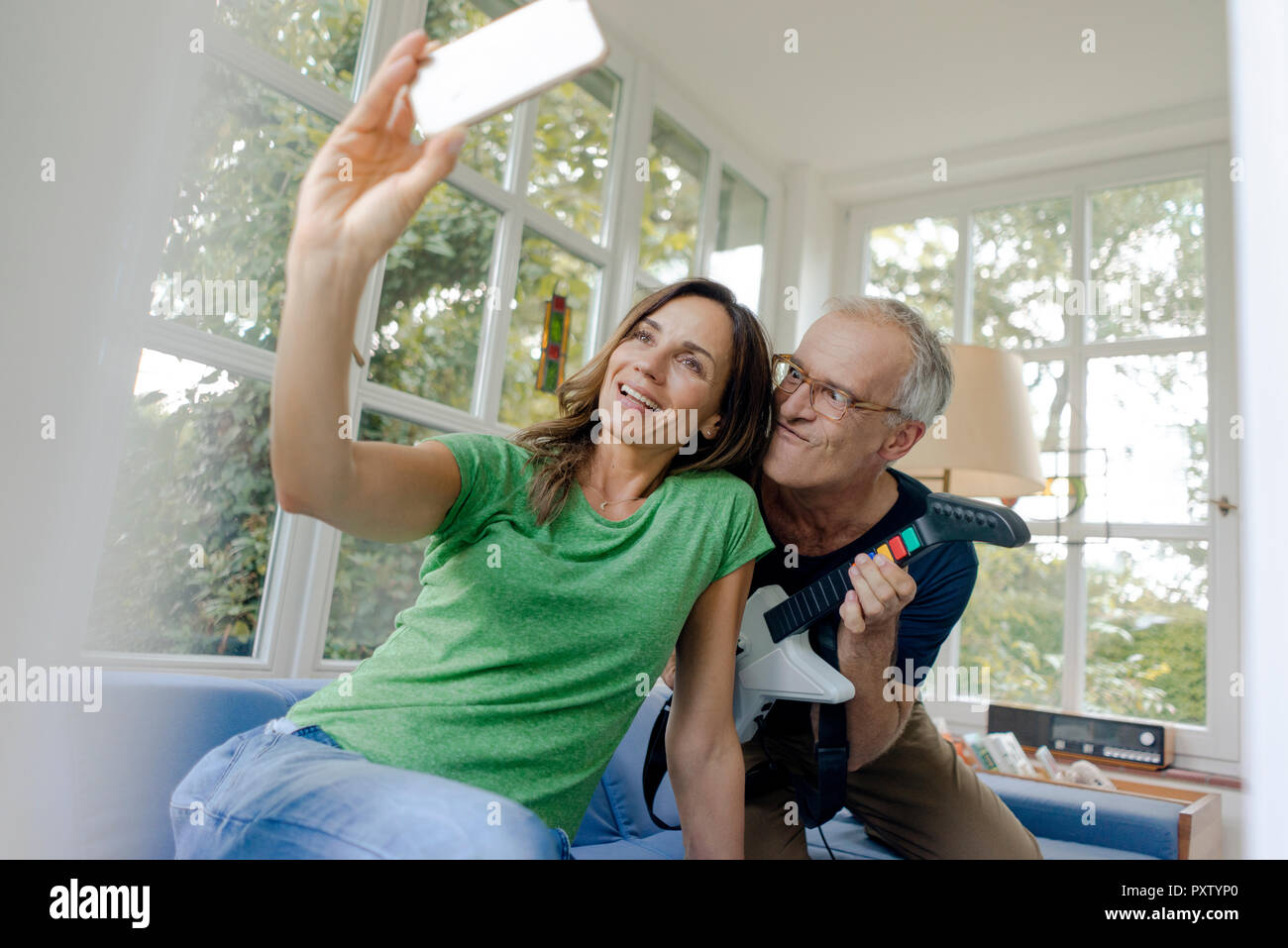 Couple Playing Musical Instruments High Resolution Stock Photography And Images Alamy