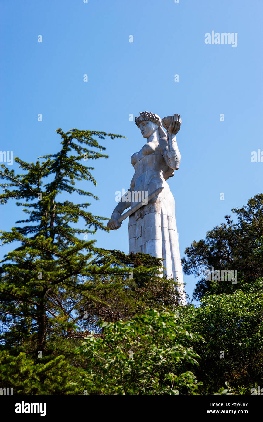 Georgia, Tbilisi, Kartlis Deda monument Stock Photo