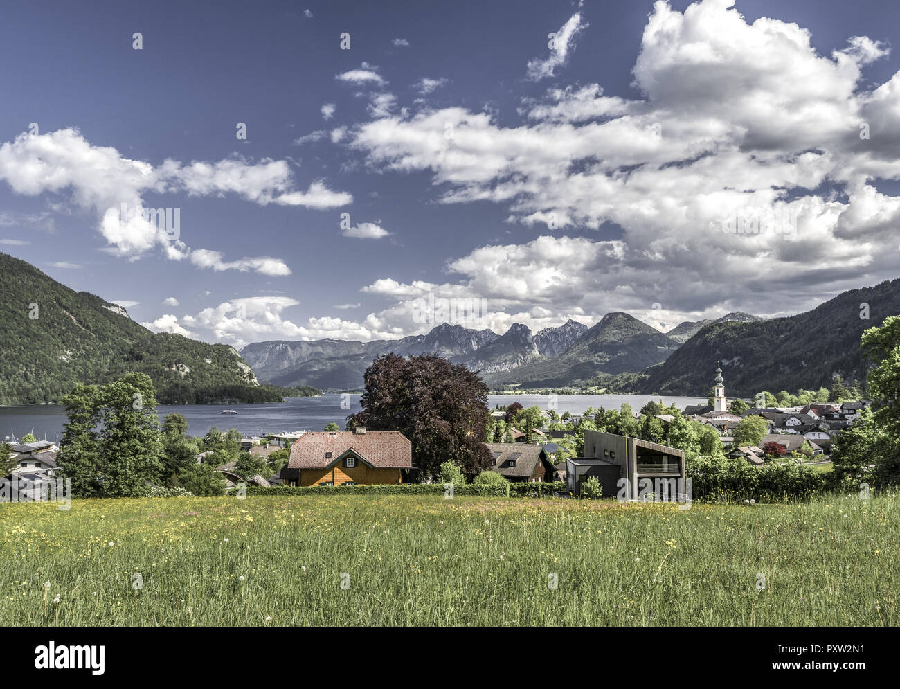 St Gilgen Lake Wolfgang Stock Photos St Gilgen Lake Wolfgang