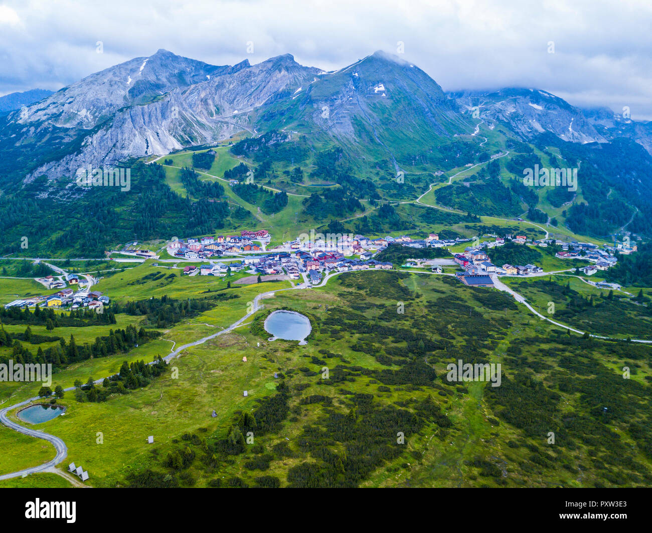 Austria, Salzburg State, Obertauern in summer Stock Photo Alamy