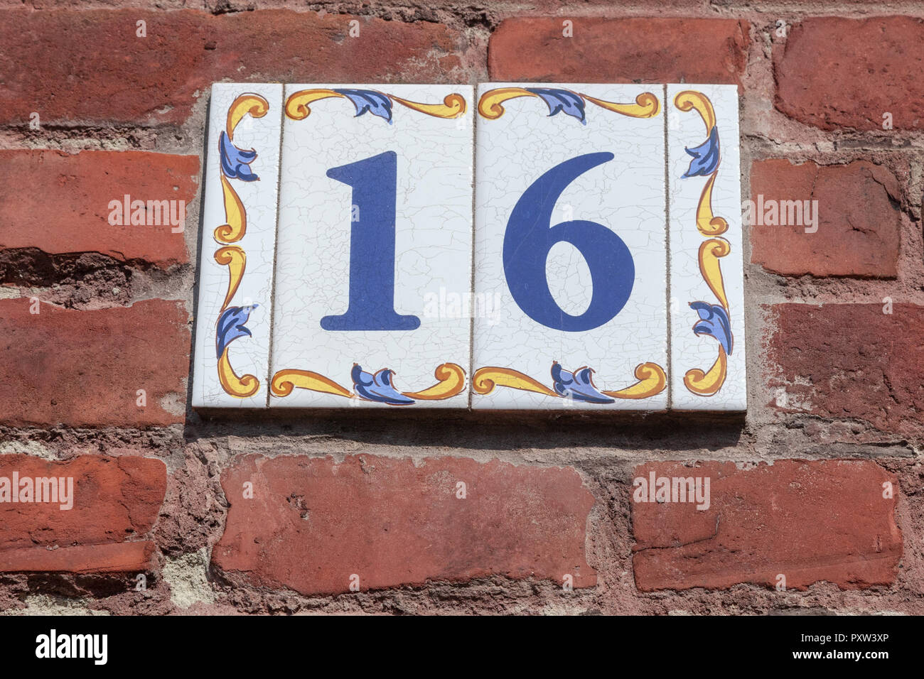 House numbers from France, Belgium, Sweden, Denmark, Finland and St Petersburg - concepts for designers and home owners. Inspiration for ReCAPTCHA Stock Photo