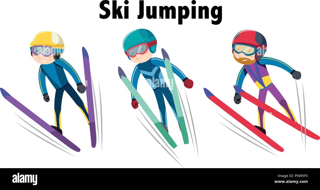 Winter sports image Stock Vector Images - Alamy