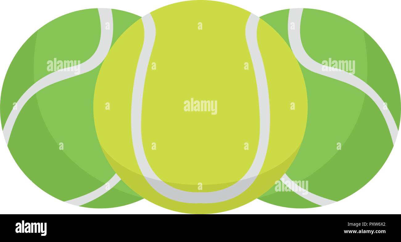 Set of tennis balls Stock Vector Image & Art - Alamy