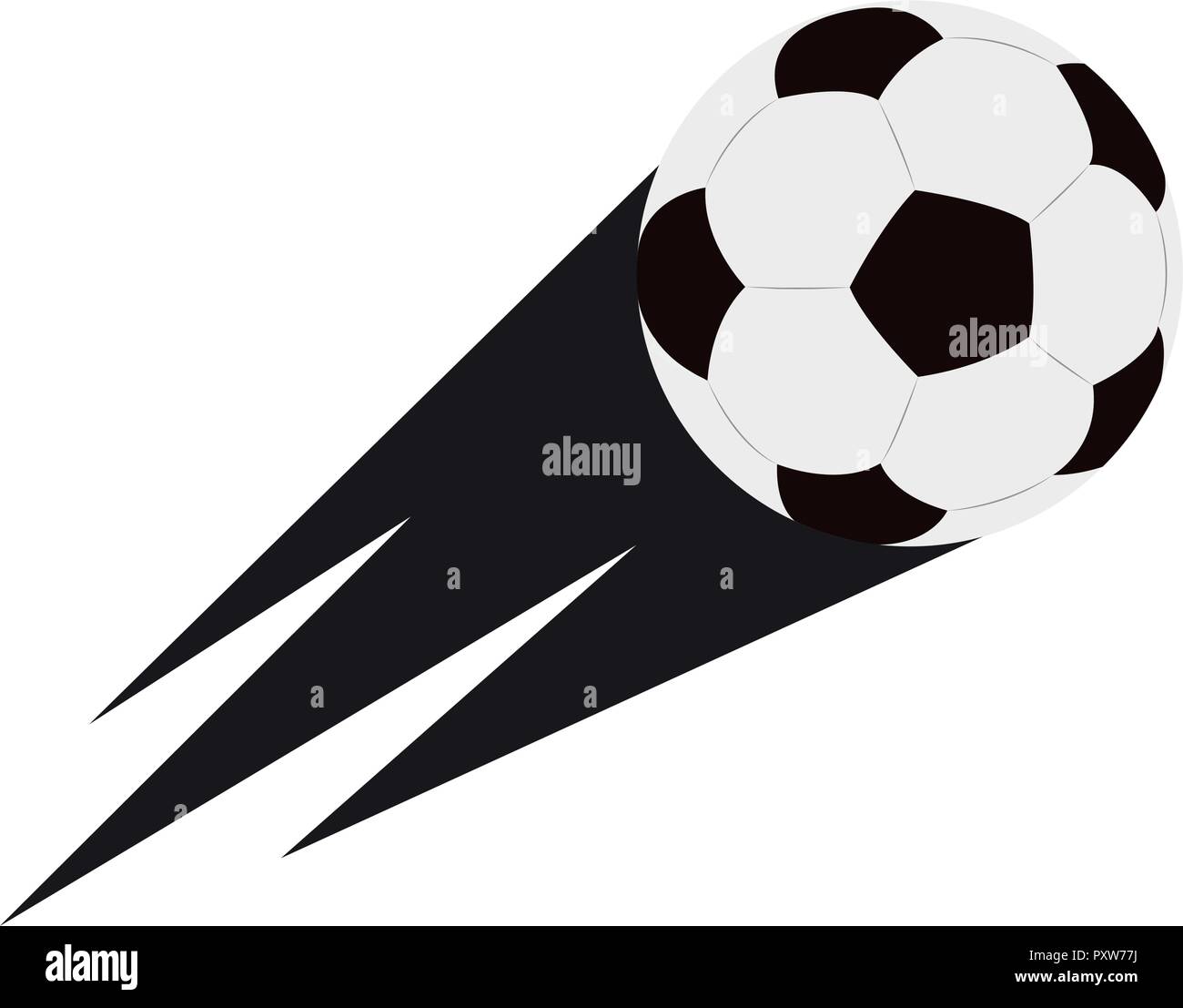 Isolated soccer ball with an effect Stock Vector Image & Art - Alamy