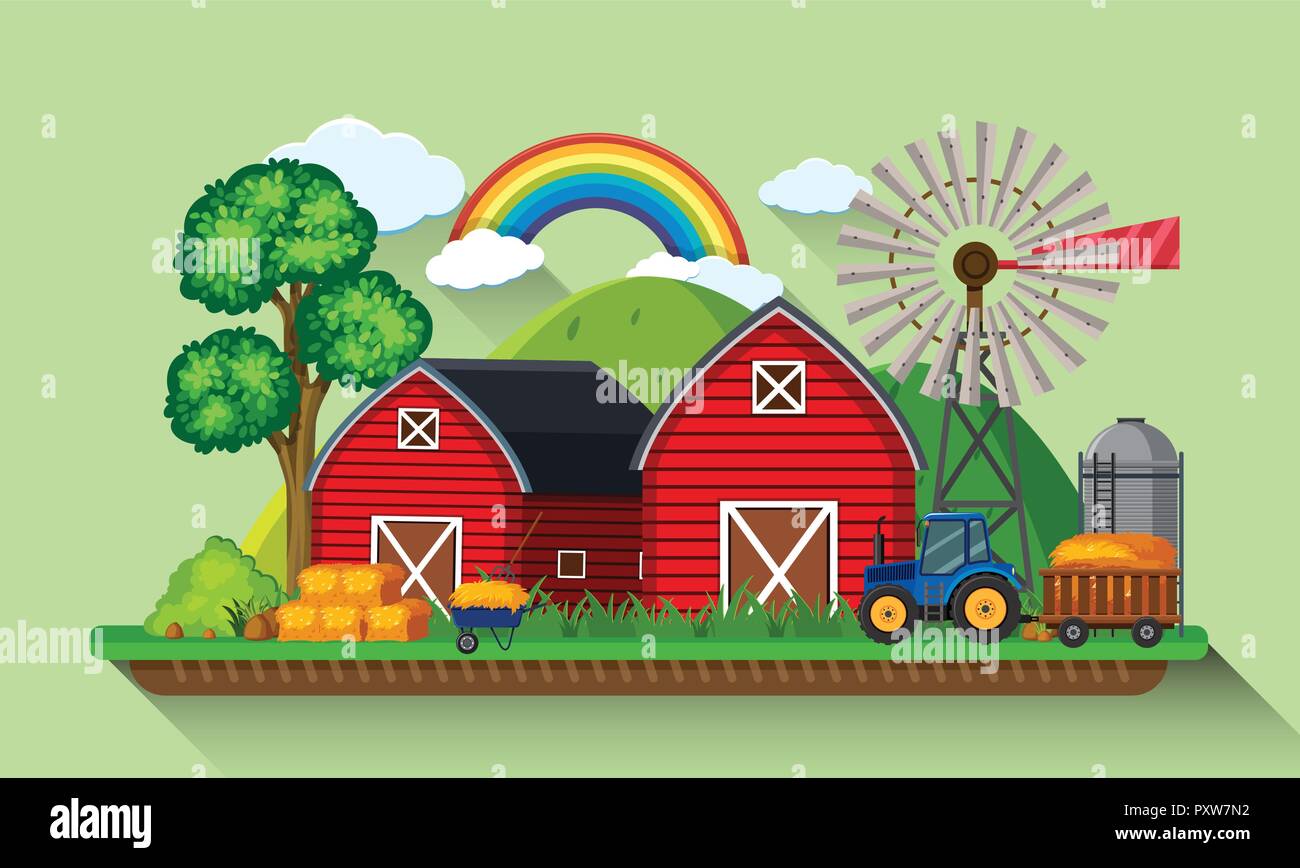 Red Barn Stock Vector Images Page 3 Alamy