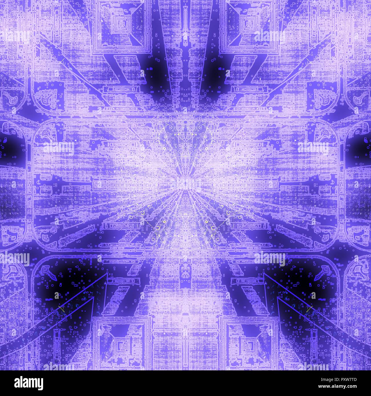 A colorful and vivid image with abstract Sacred Geometry. A psychedelic ...