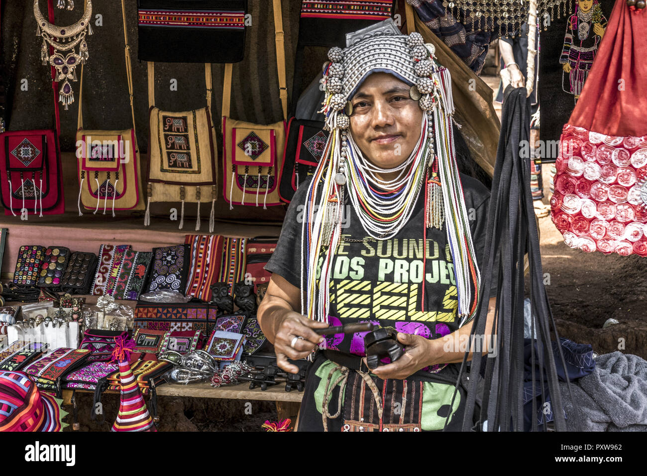 Ahka hill tribe folklore hi-res stock photography and images - Alamy