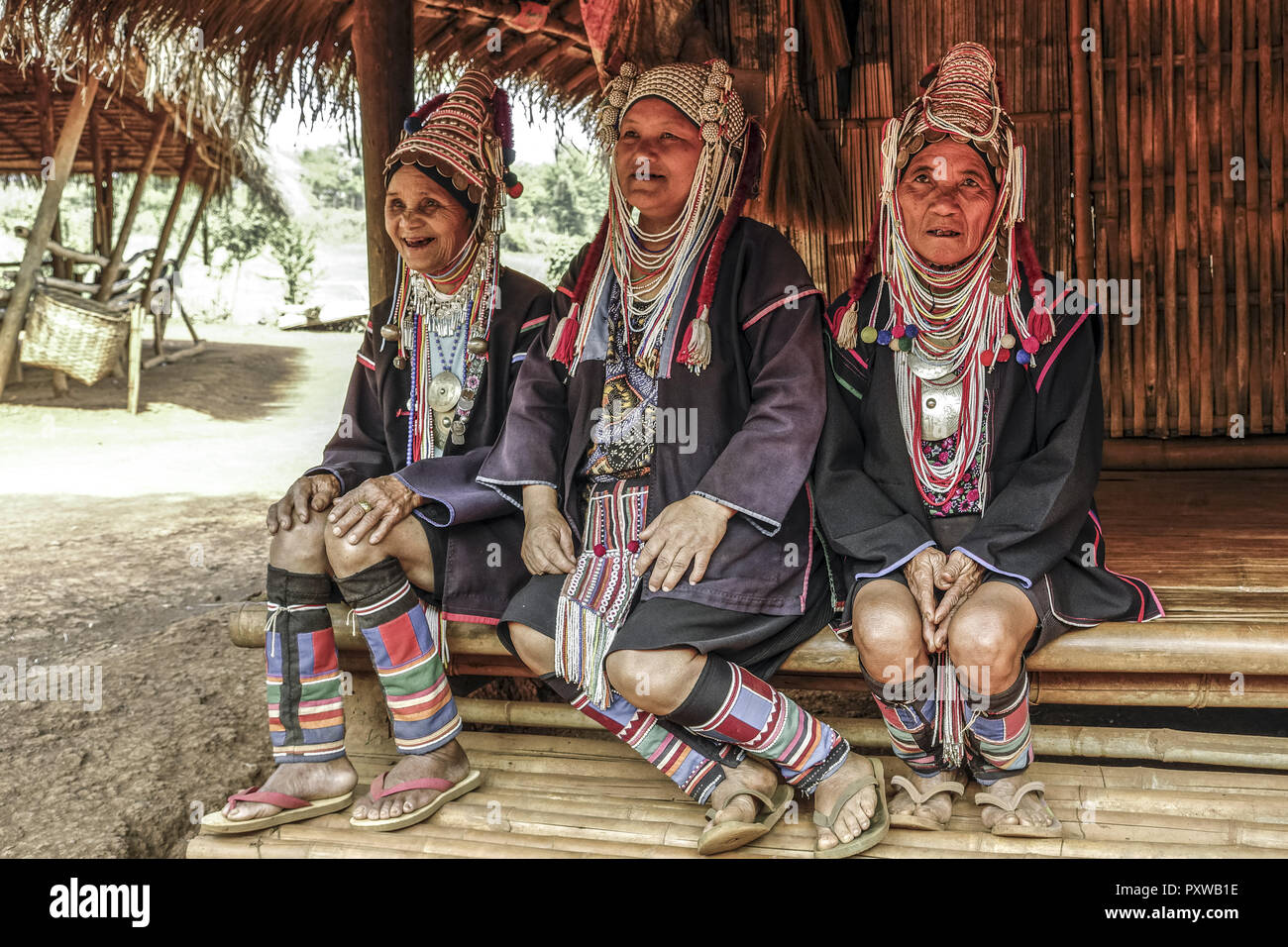 Ahka hill tribe folklore hi-res stock photography and images - Alamy