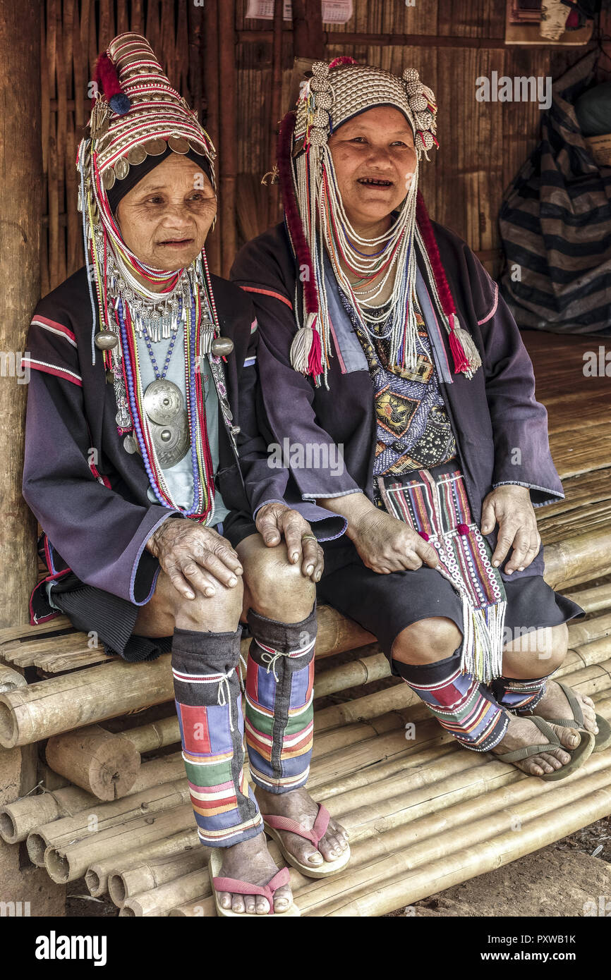Ahka hill tribe folklore hi-res stock photography and images - Alamy
