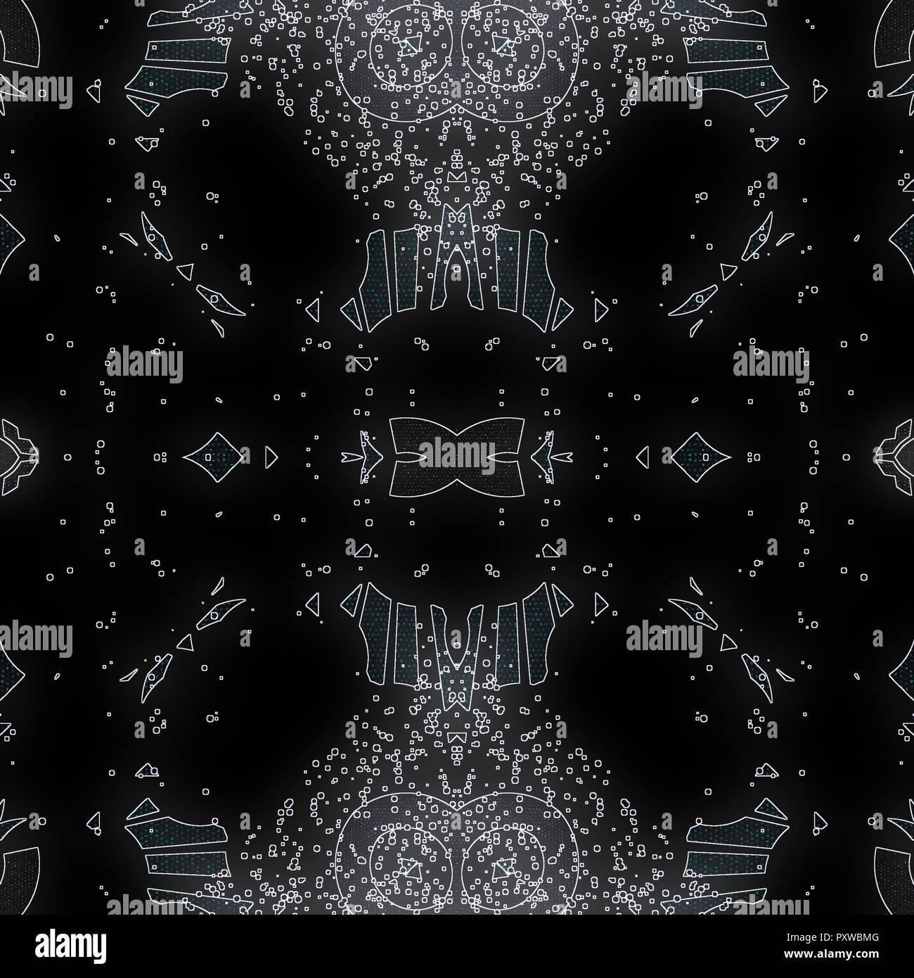 A colorful and vivid image with abstract Sacred Geometry. A psychedelic ...