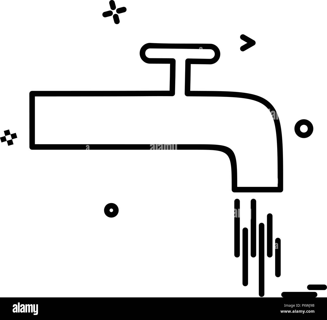 tap water object icon vector desige Stock Vector Image & Art - Alamy