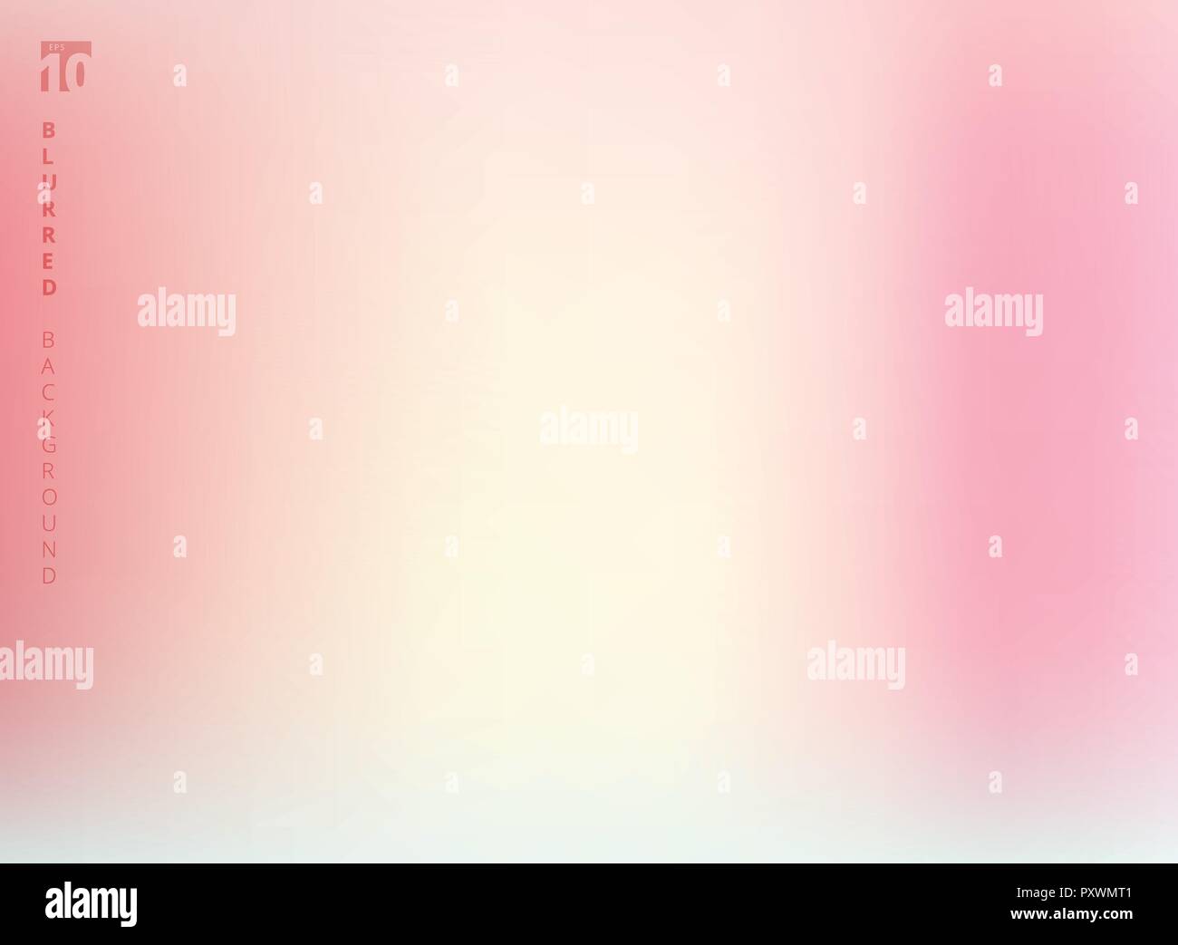 Abstract pastel pink color blurred gradient background design with copy ...